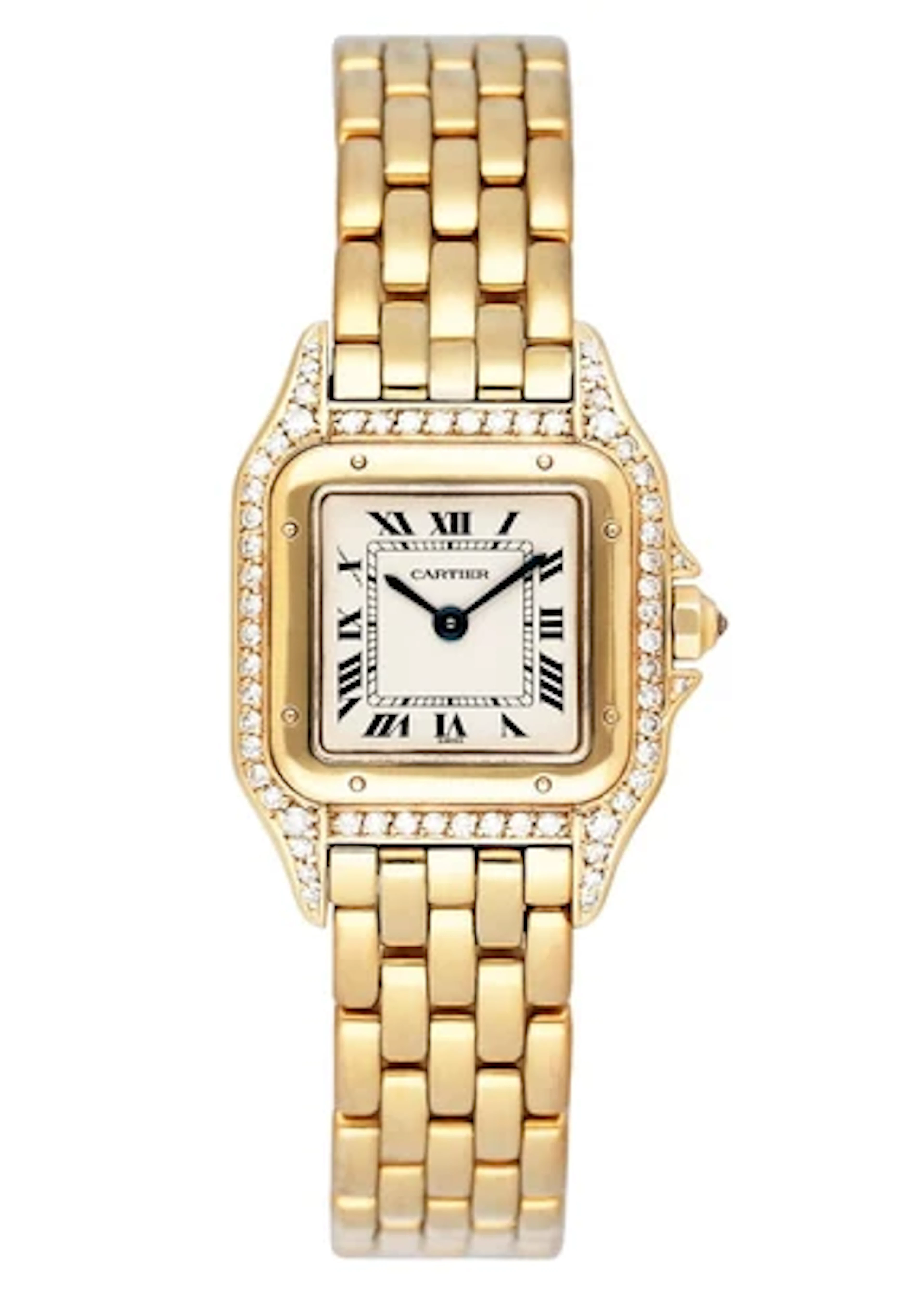 Cartier Panthere 8669 Diamond 18K Yellow Gold Ladies Watch