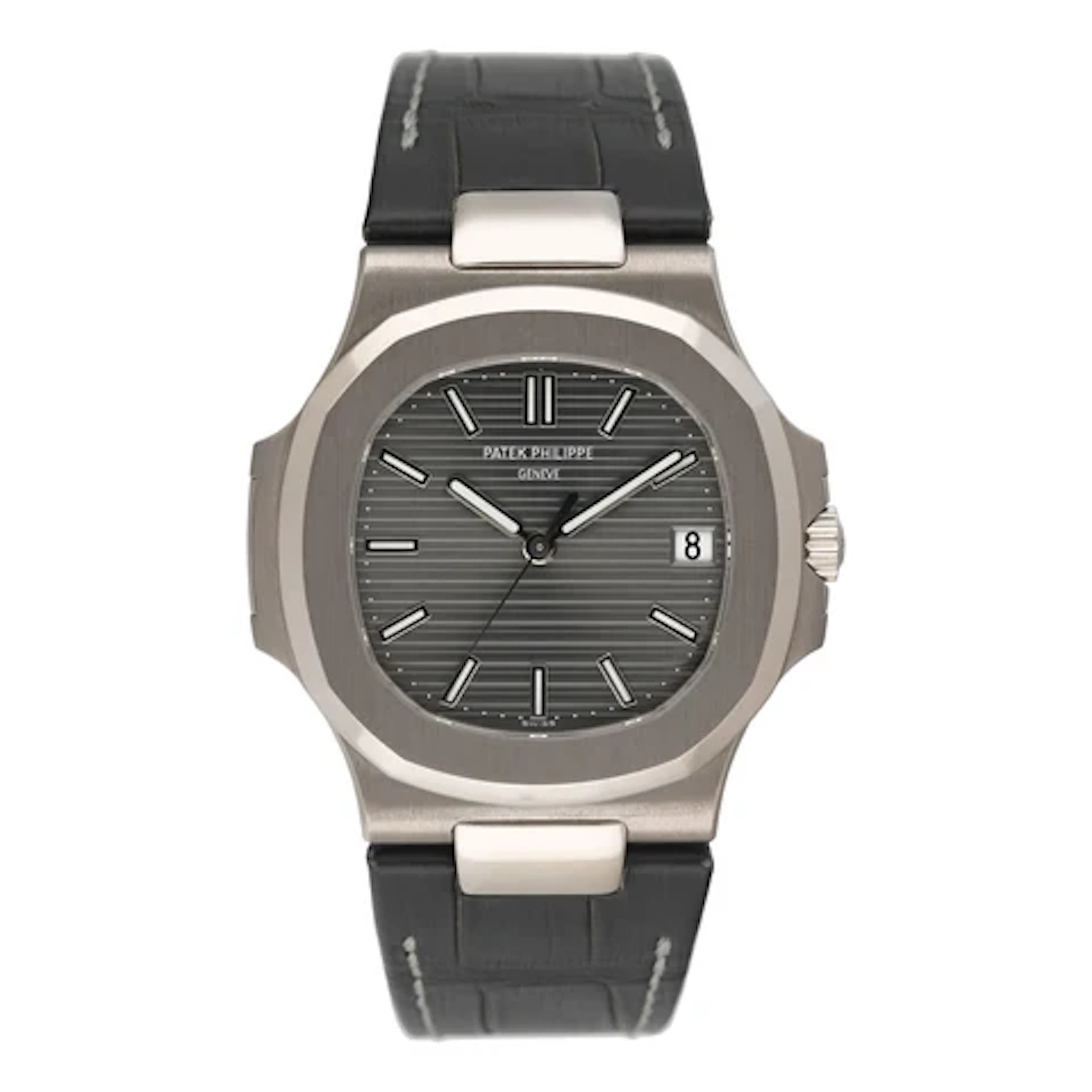 Patek Philippe Nautilus 5711G-001 Grey Dial Mens Watch Box Papers
