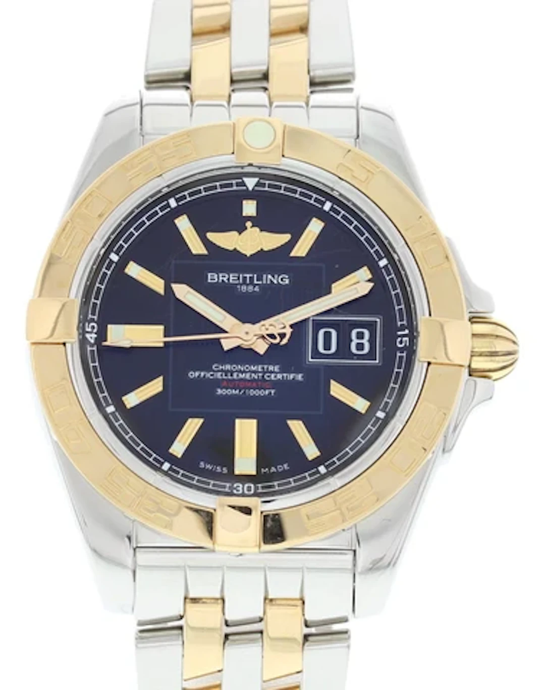 Breitling Galactic 41 18K YG/SS C49350