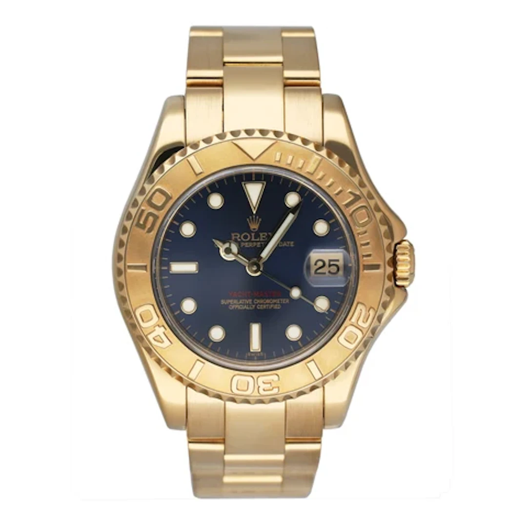 Rolex Yacht-Master 168628 Midsize Blue Dial Ladies Watch