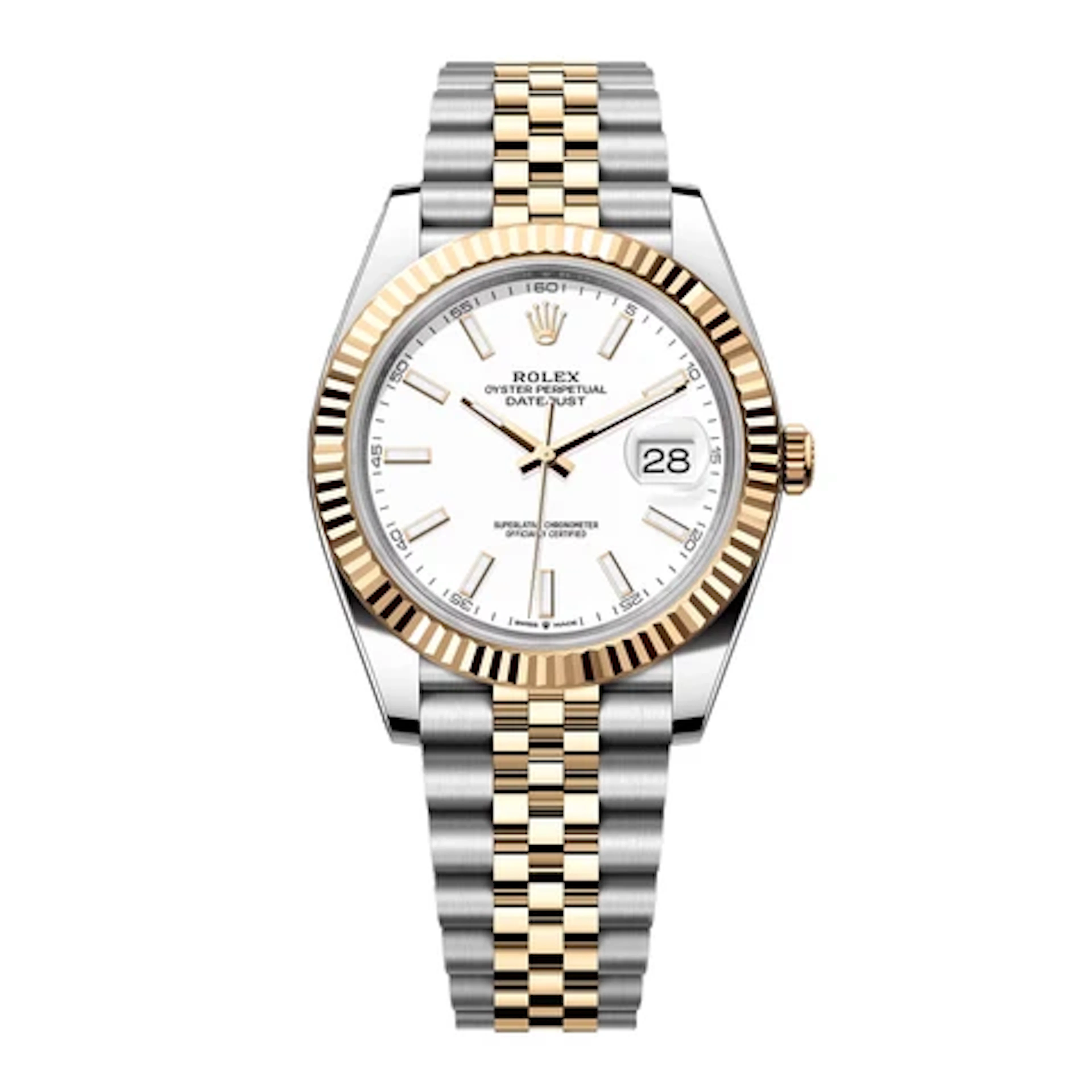Rolex Datejust 41 126333 White Dial Mens Watch Box Papers