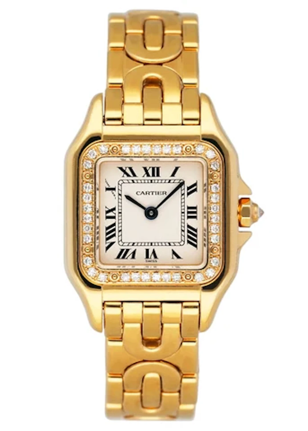 Cartier Panthere Art Deco WF3070N3 Diamond Ladies Watch