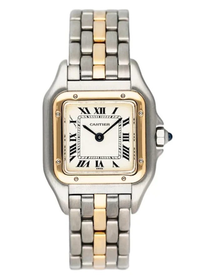 Cartier Panthere W25029B5 One Rows Ladies Watch