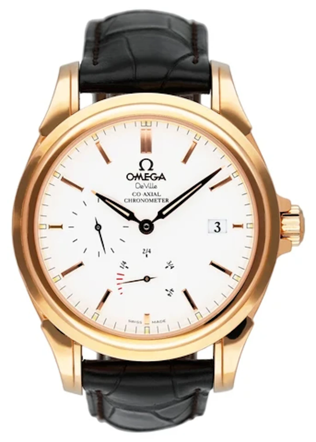Omega De Ville Co-Axial Powe Reserve 4632.30.31 White Dial Mens Watch