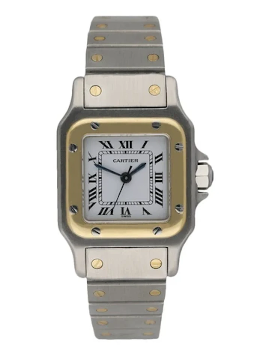 Cartier Santos Galbee Two Tone Ladies Watch