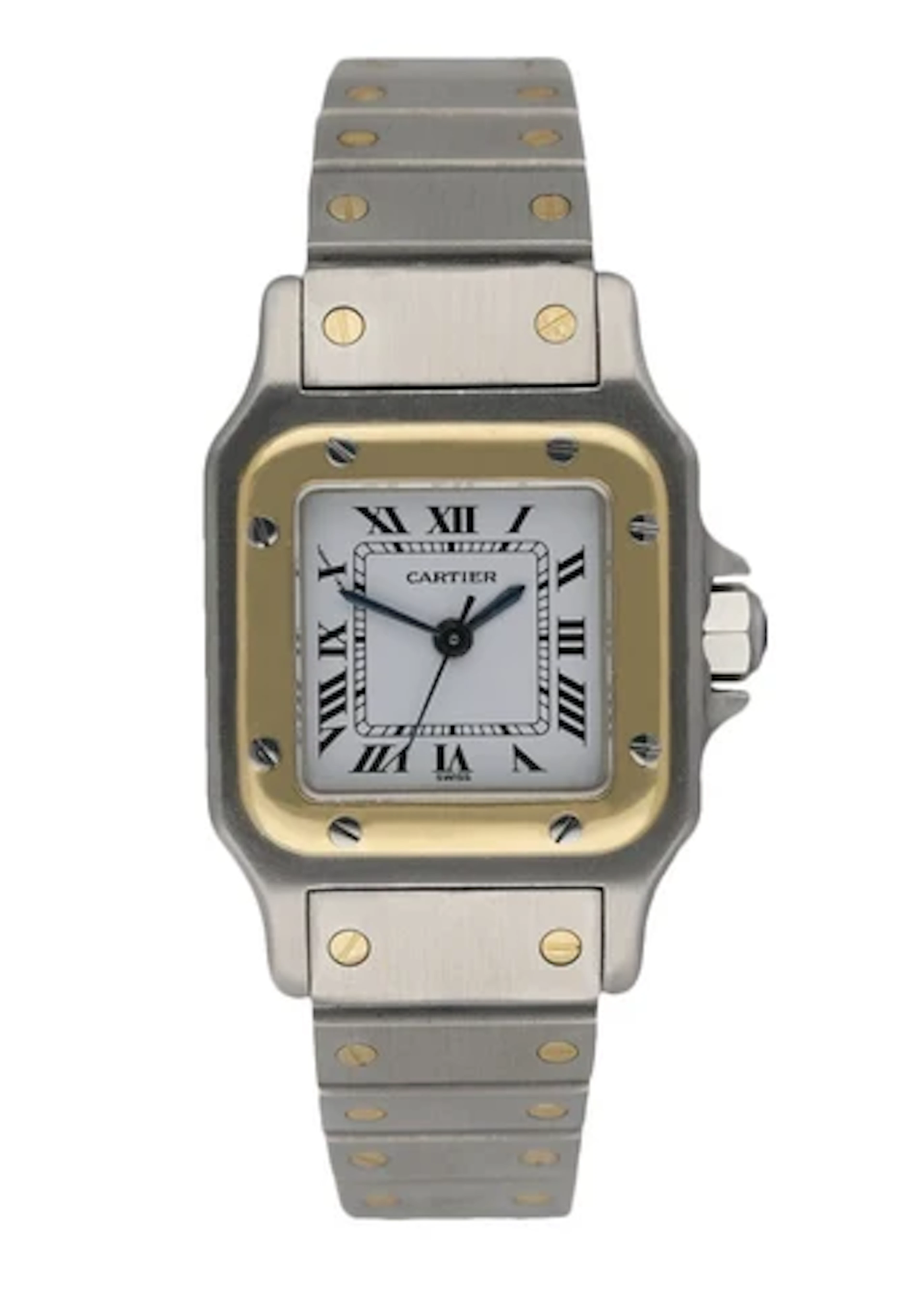 Cartier Santos Galbee Two Tone Ladies Watch