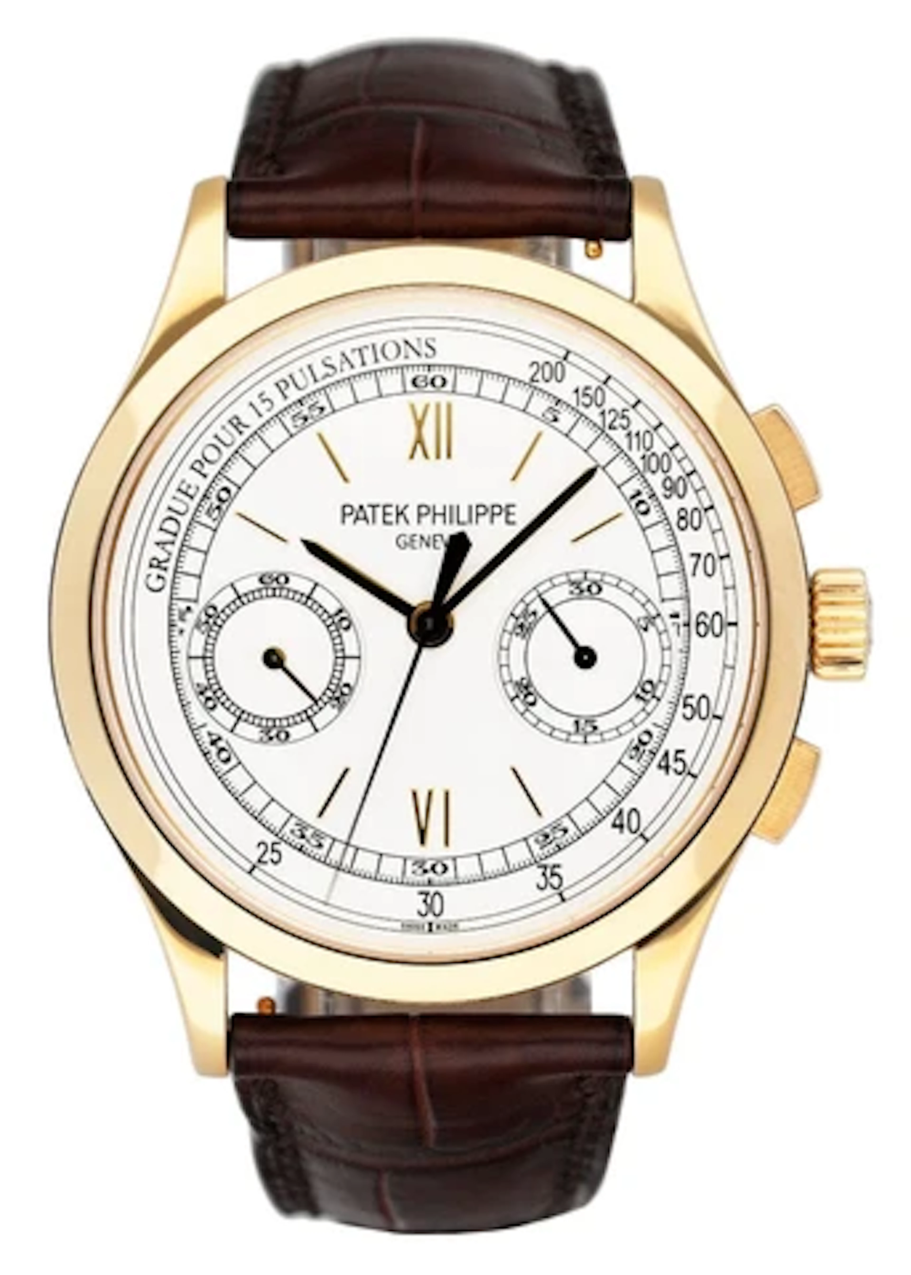 Patek Philippe Chronograph 5170J Silver Dial Mens Watch Box Papers