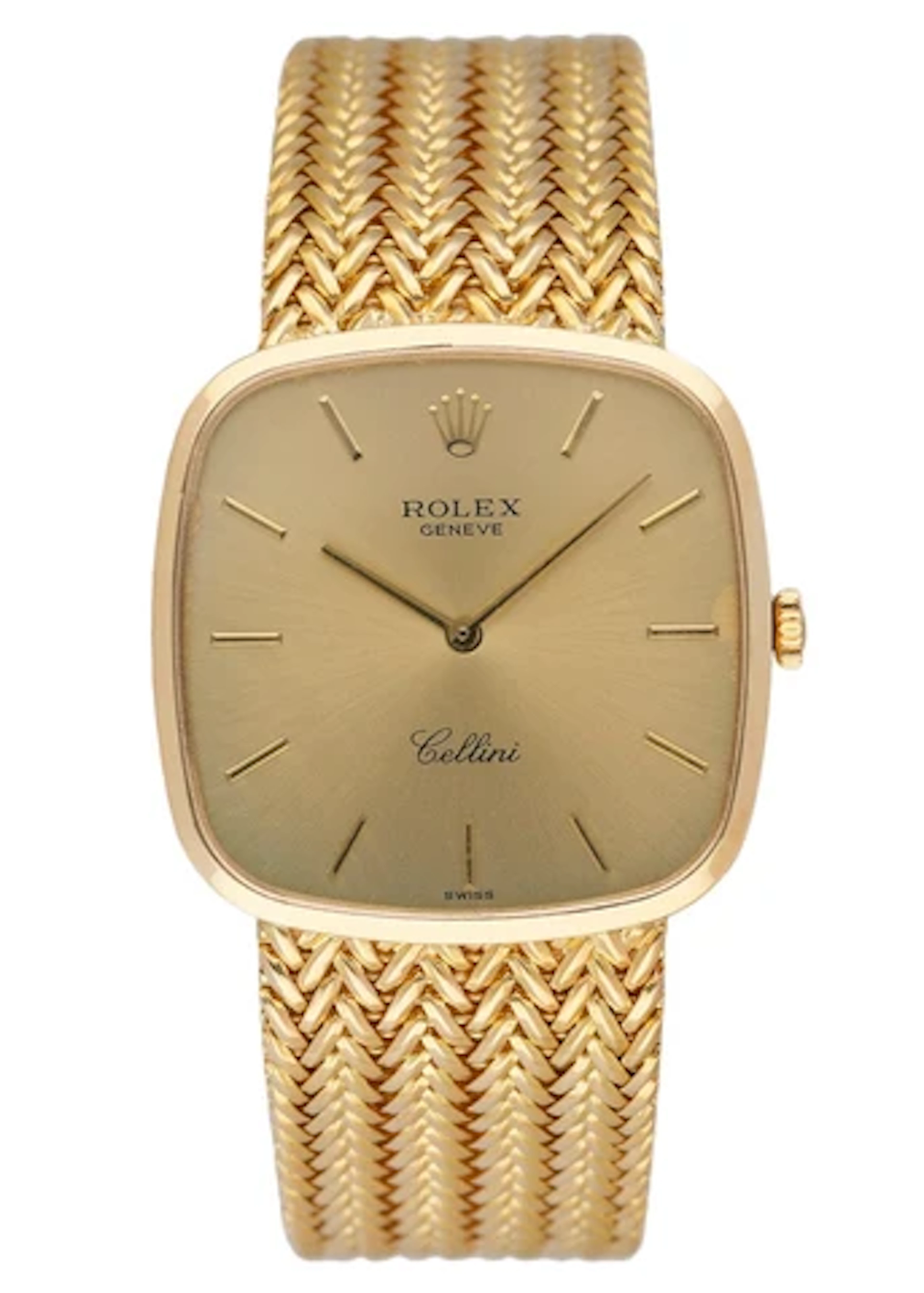 Rolex Cellini 4311 Champagne Dial 18K Yellow Gold Watch Box Papers