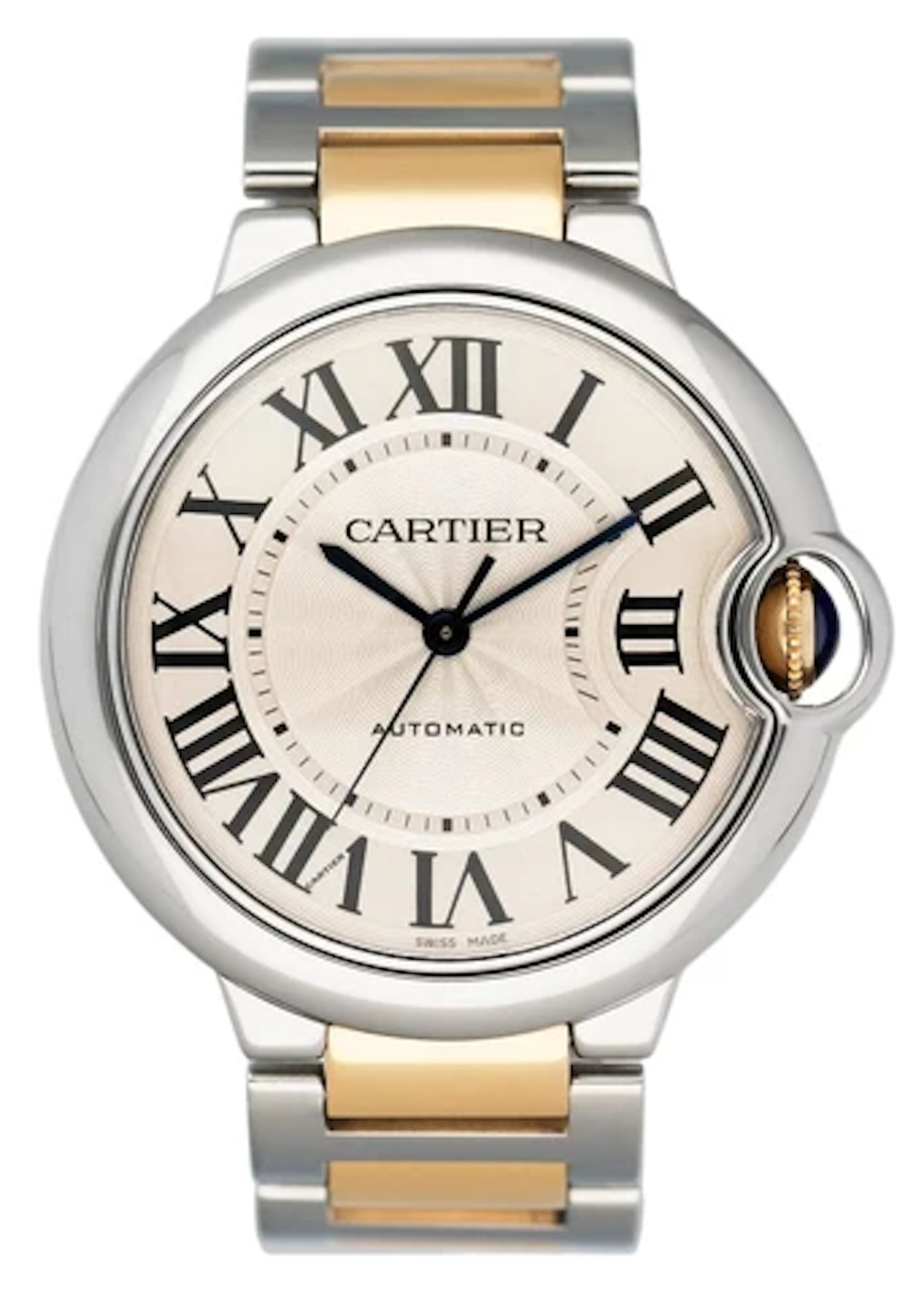 Cartier Ballon Bleu W6920047 Two-Tone Yellow Gold Watch Box Papers