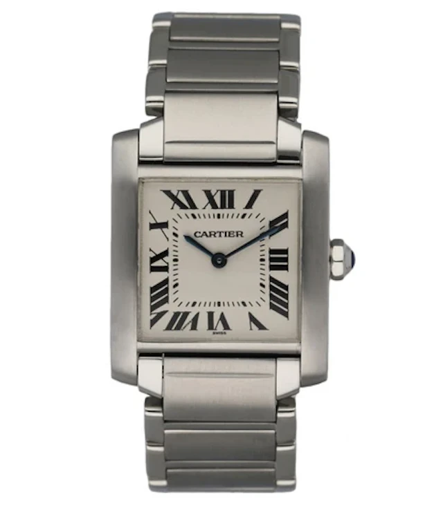 Cartier Tank Francaise 2301 Stainless Steel Midsize Ladies Watch
