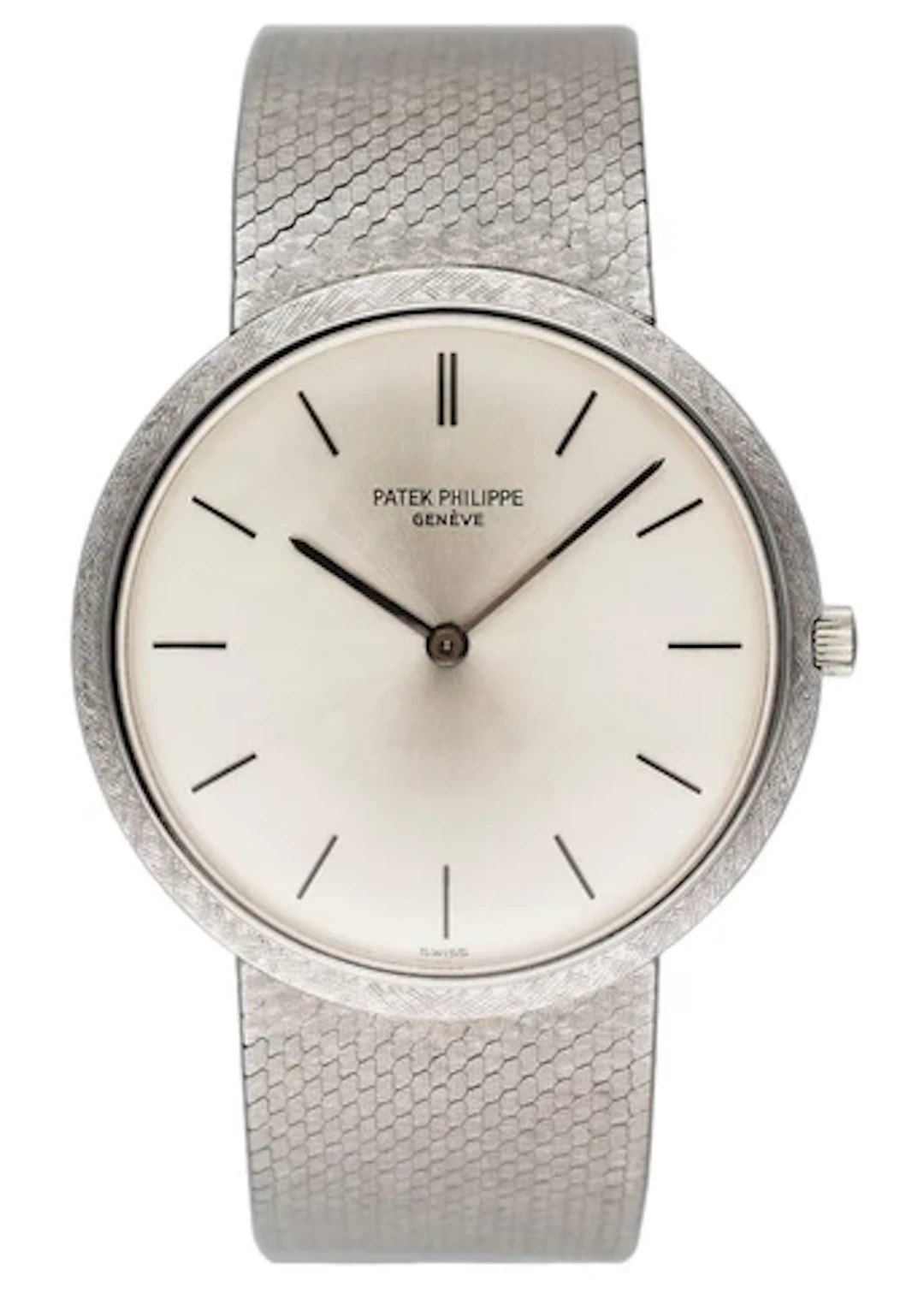Patek Philippe Calatrava 3520D 18K White Gold Mens Watch