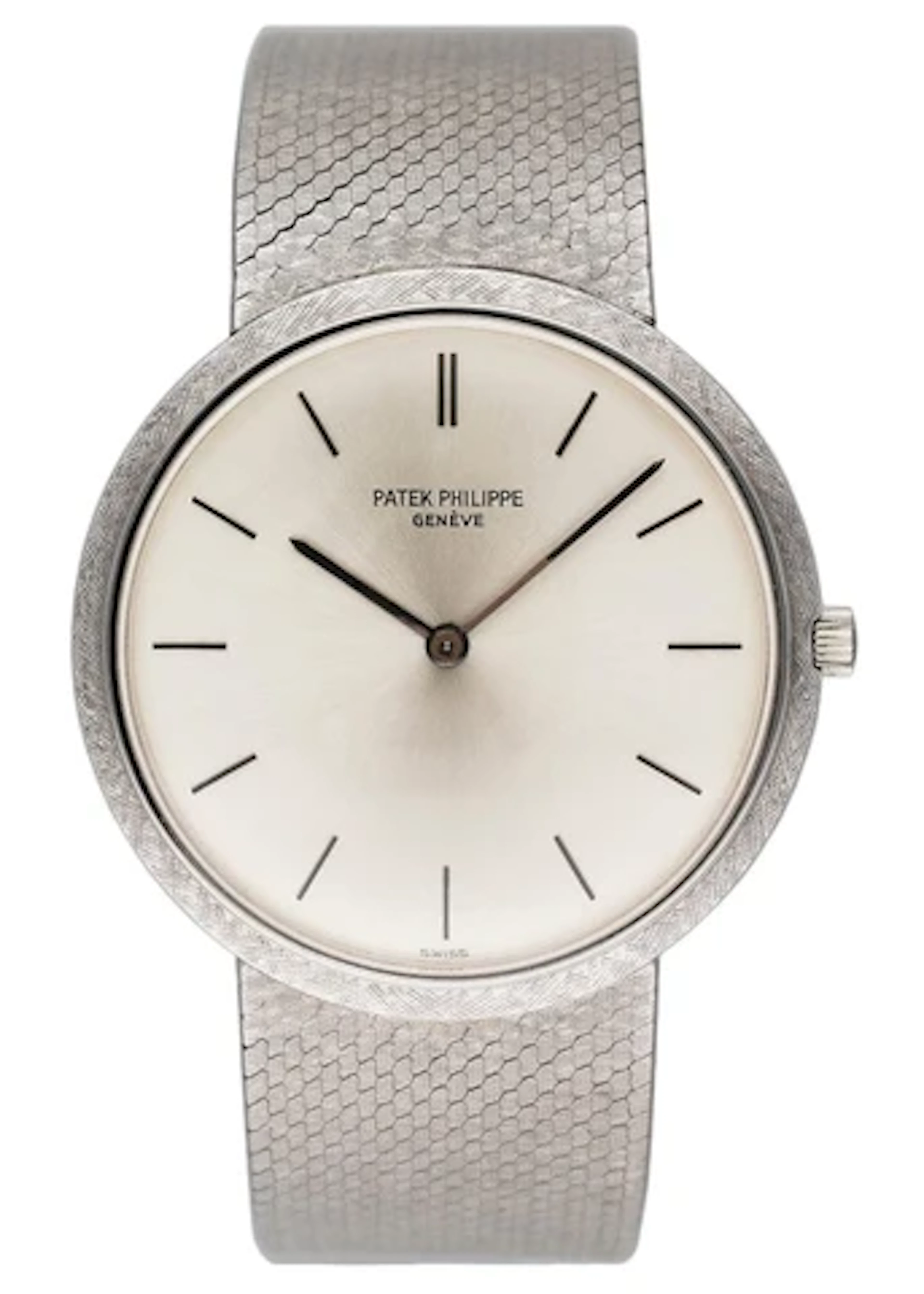 Patek Philippe Calatrava 3520D 18K White Gold Mens Watch