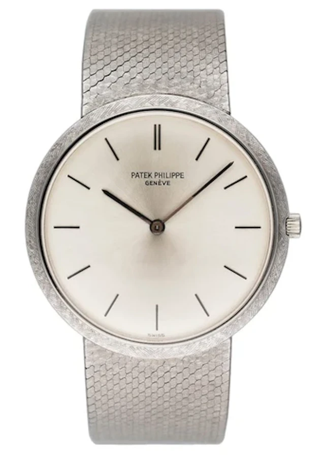 Patek Philippe Calatrava 3520D 18K White Gold Mens Watch