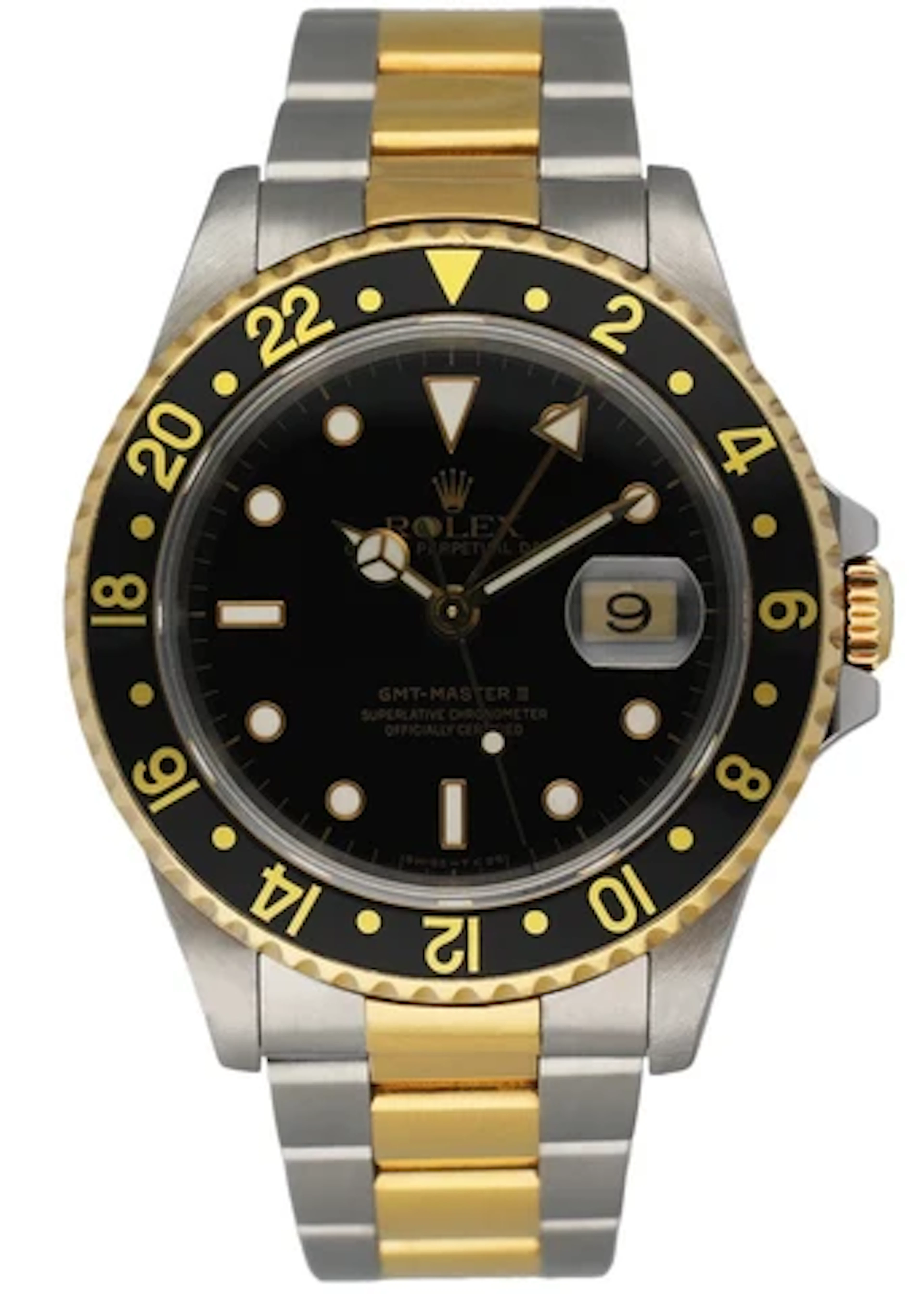 Rolex Oyster Perpetual Date GMT Master ll 16713 Mens Watch