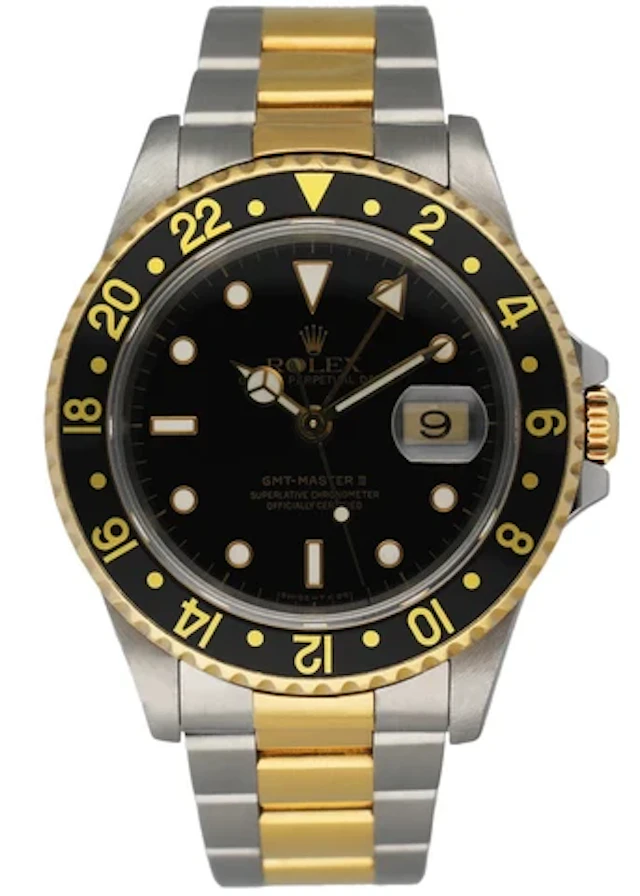 Rolex Oyster Perpetual Date GMT Master ll 16713 Mens Watch