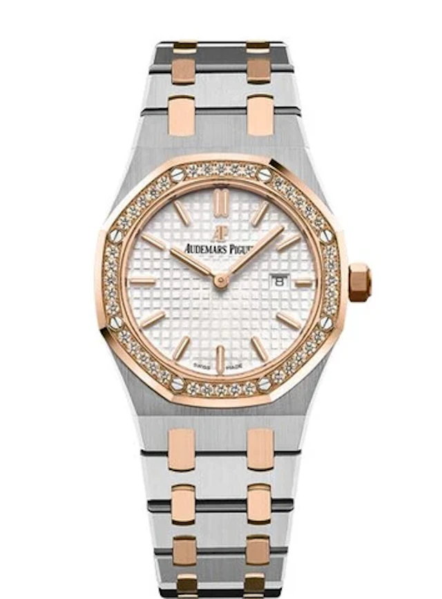 Audemars Piguet Royal Oak 67651SR.ZZ.1261SR.01 Ladies Watch Box & Papers