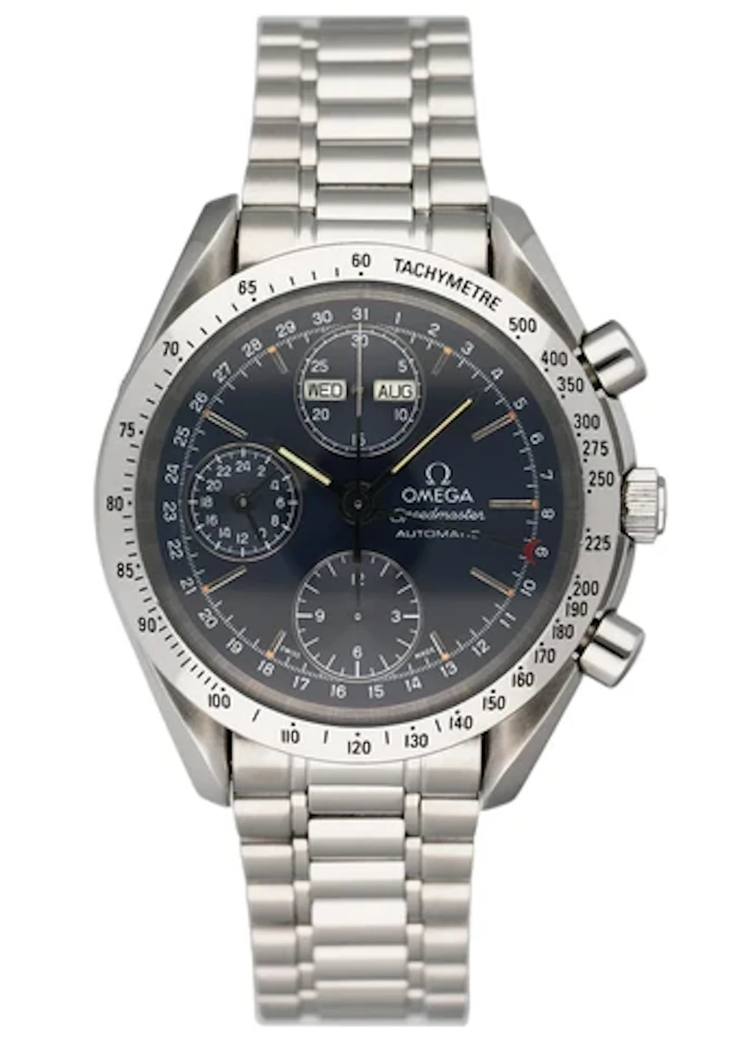 Omega Speedmaster Day-Date 3521.80 Triple Date Mens Watch Box Papers