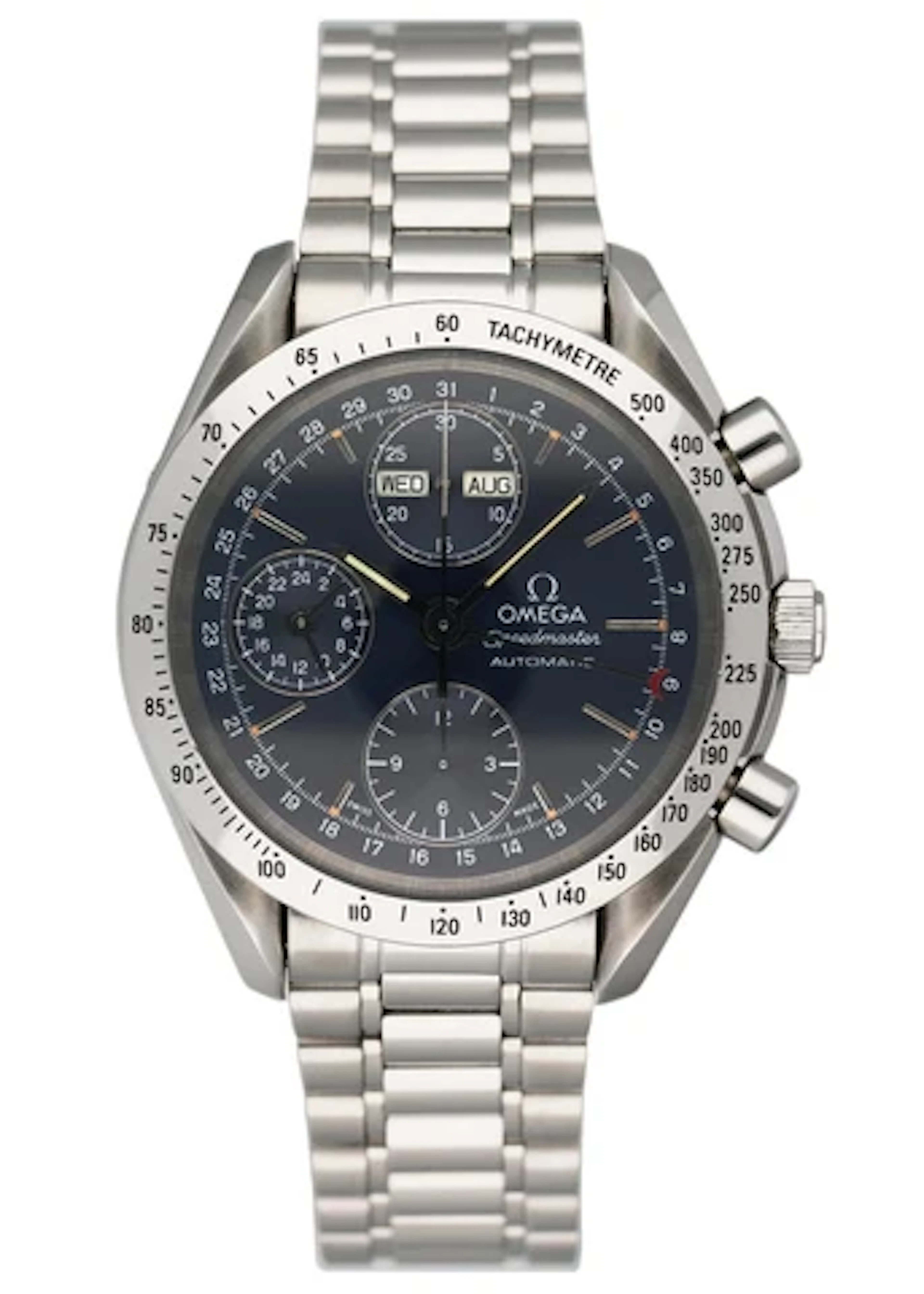 Omega Speedmaster Day-Date 3521.80 Triple Date Mens Watch Box Papers