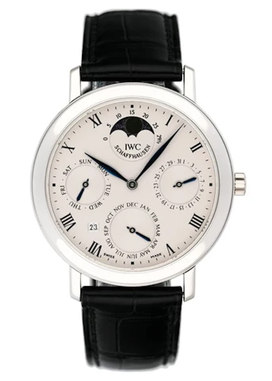 IWC Romana Perpetual Calendar 2050 Platinum Mens Watch