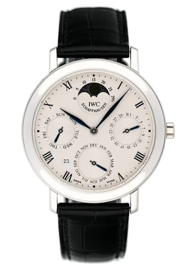 IWC Romana Perpetual Calendar 2050 Platinum Mens Watch