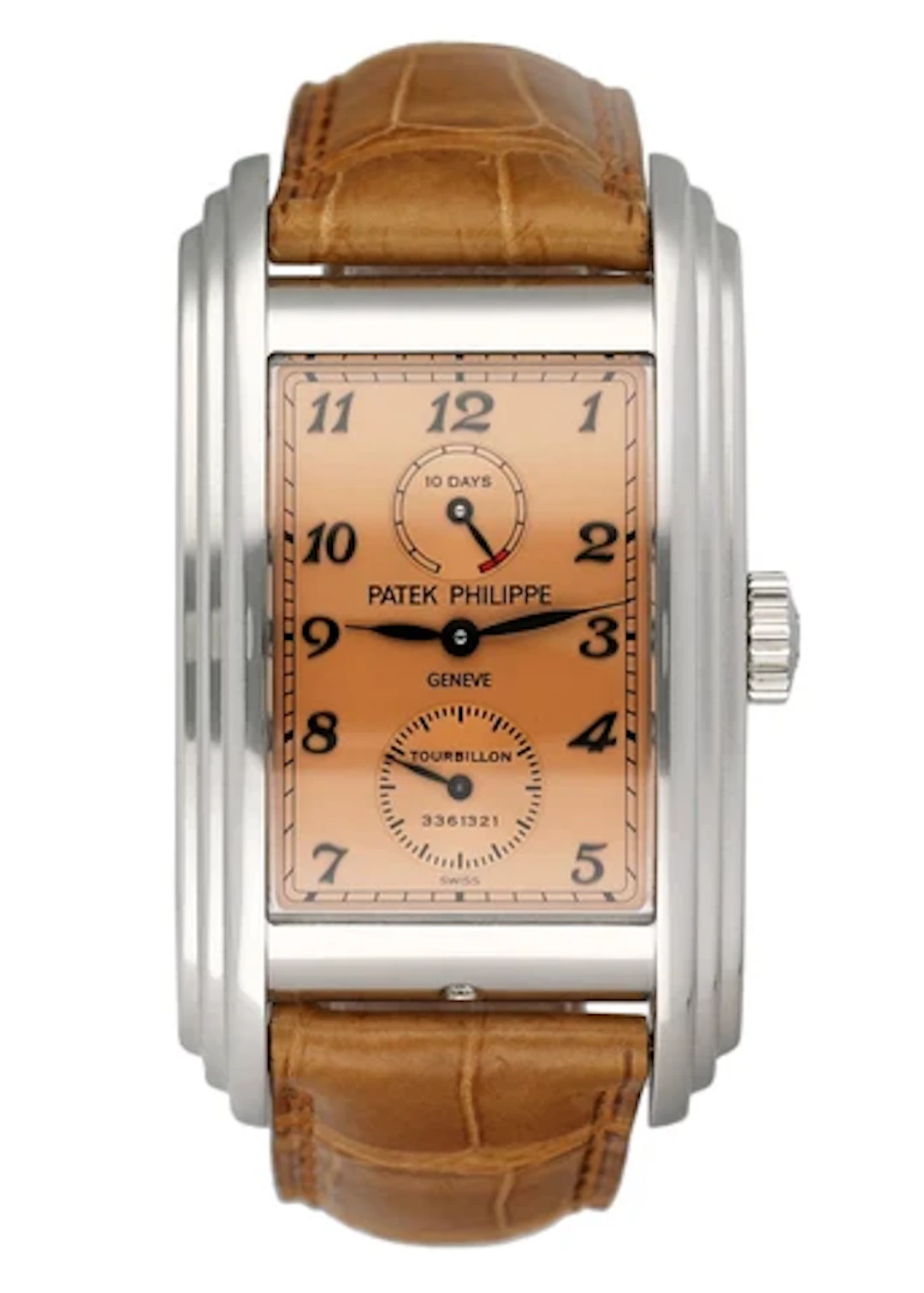 Patek Philippe Gondolo 5101P 10-Day Tourbillon Salmon Dial Mens Watch