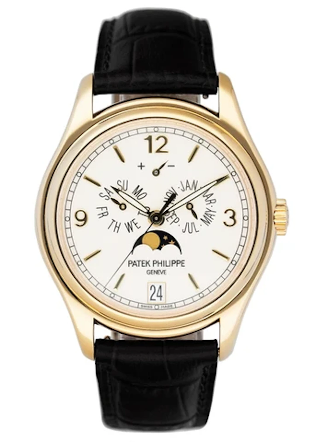 Patek Philippe Annual Calendar 5146J Cream Dial Mens Watch Box Papers