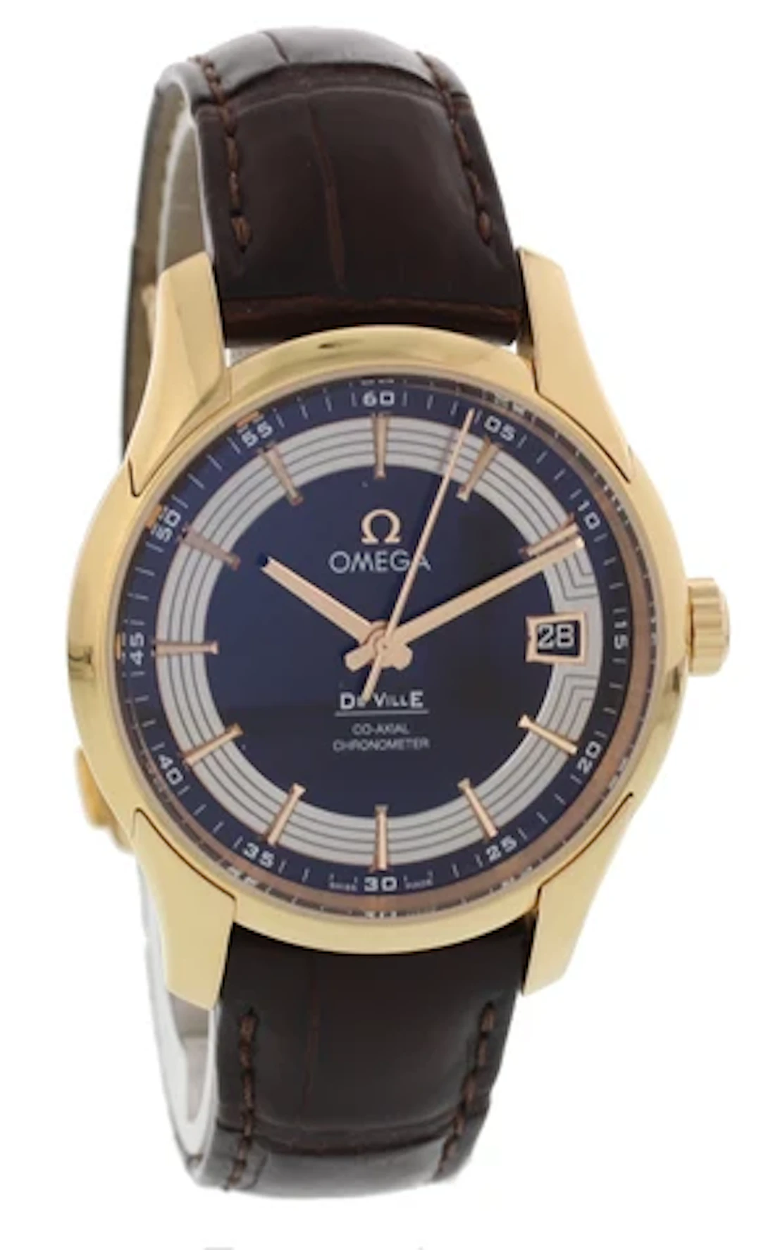 Omega De Ville Hour Vision 431.63.41.21.13.001 Automatic Co-Axial 18k Rose Gold