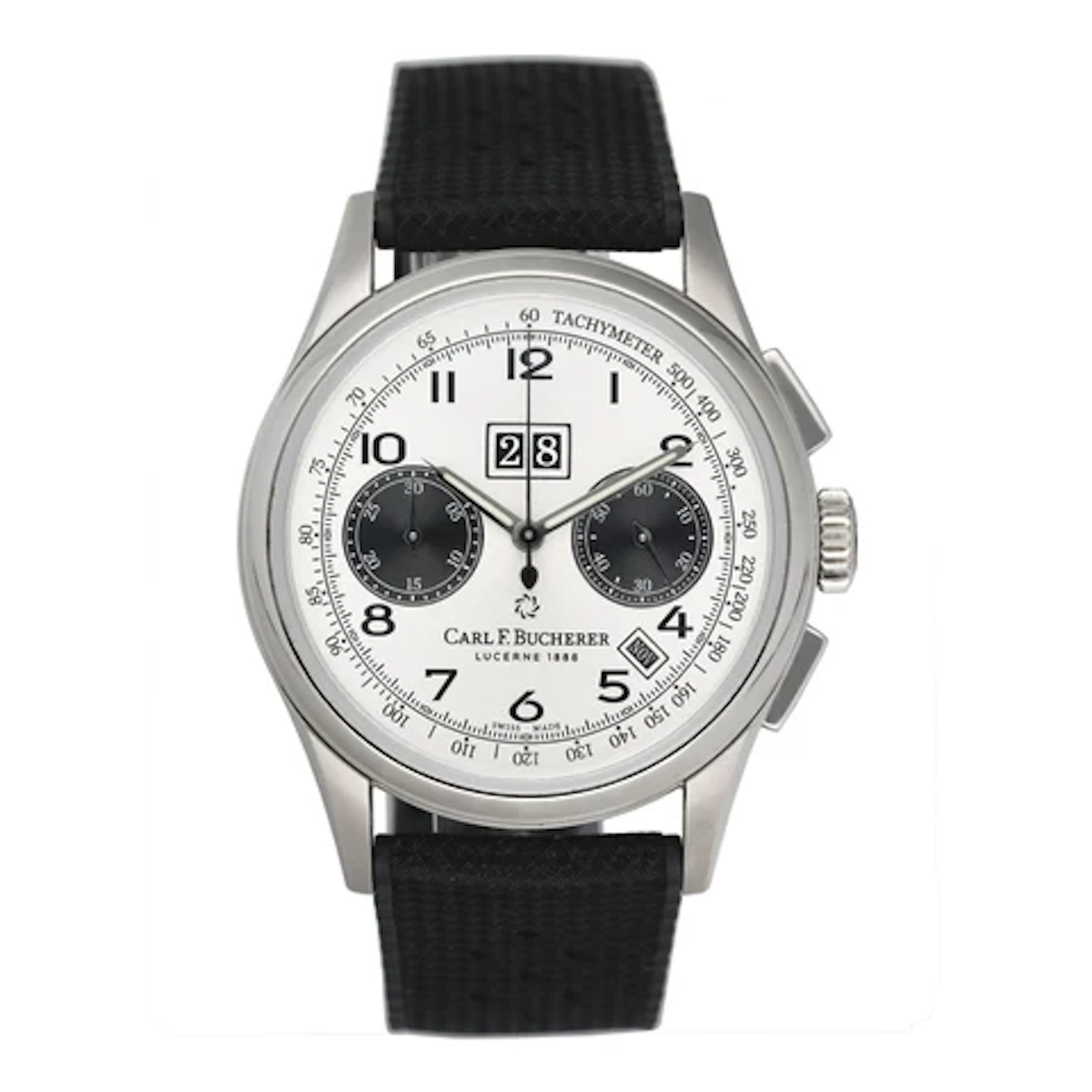 Carl F.Bucherer Heritage BiCompax Annual 00.10803.08.12.01 Mens Watch