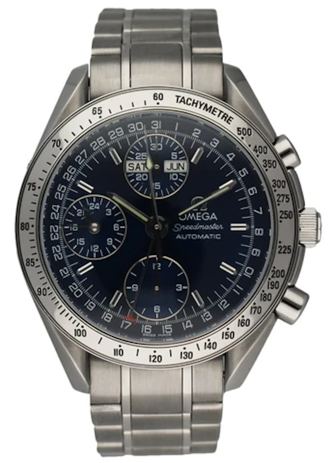 Omega Speedmaster Triple Date 3523.80.00 Men's Watch Box & Papers