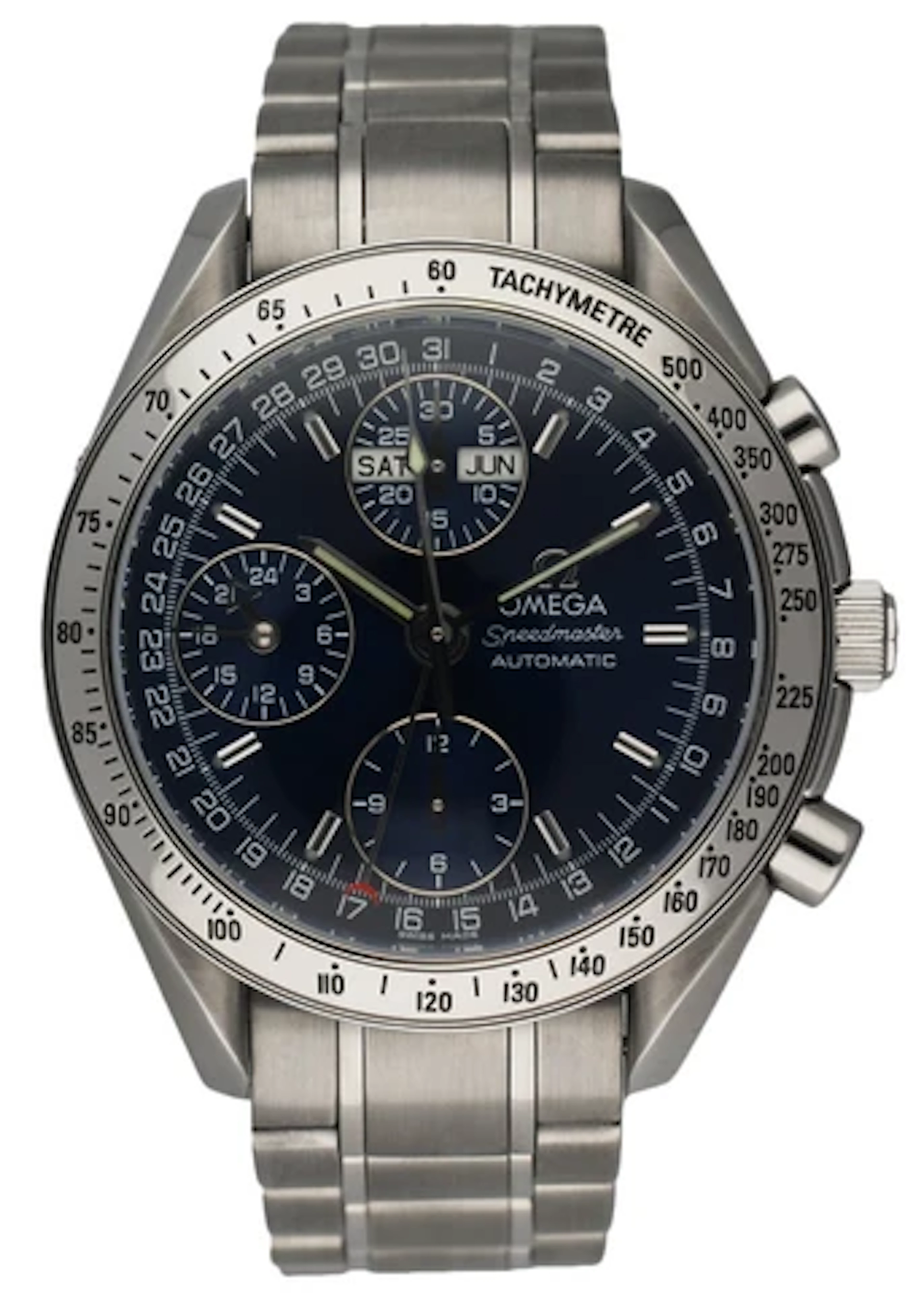 Omega Speedmaster Triple Date 3523.80.00 Men's Watch Box & Papers
