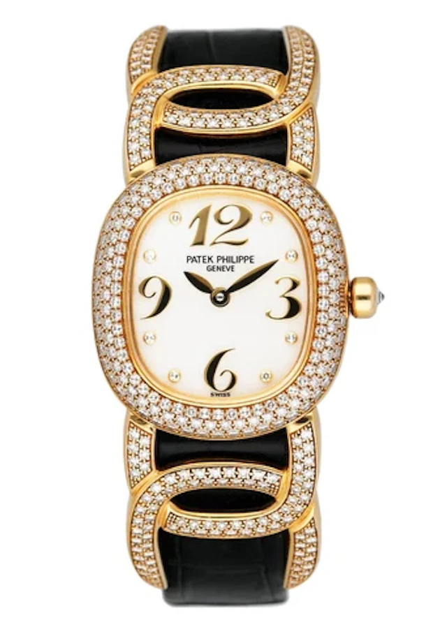Patek Philippe Golden Ellipse 4832 MOP Diamond Ladies Watch