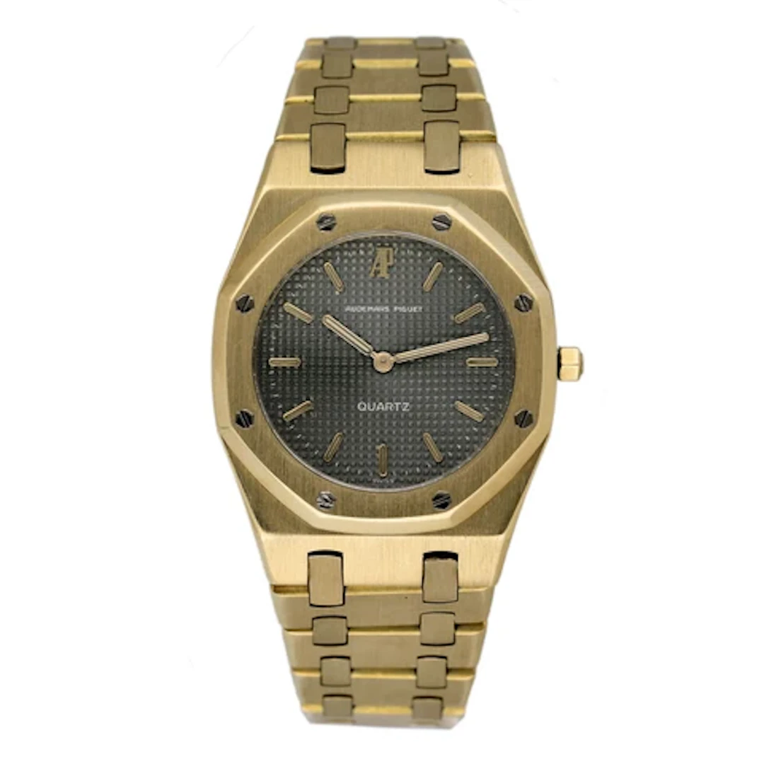 Audemars Piguet Royal Oak 6008BA Grey Dial 18K Yellow Gold Ladies Watch