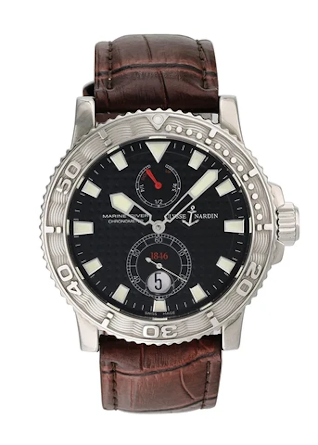 Ulysse Nardin Marine Diver 263-33 Mens Watch Box Papers