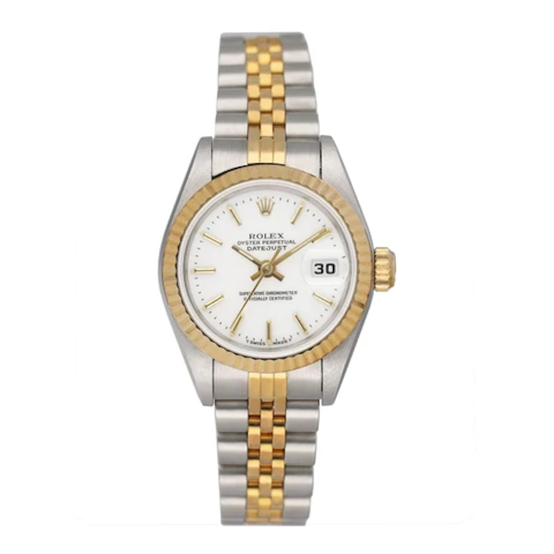 Rolex Datejust 69173 White Dial Ladies Watch Box Papers