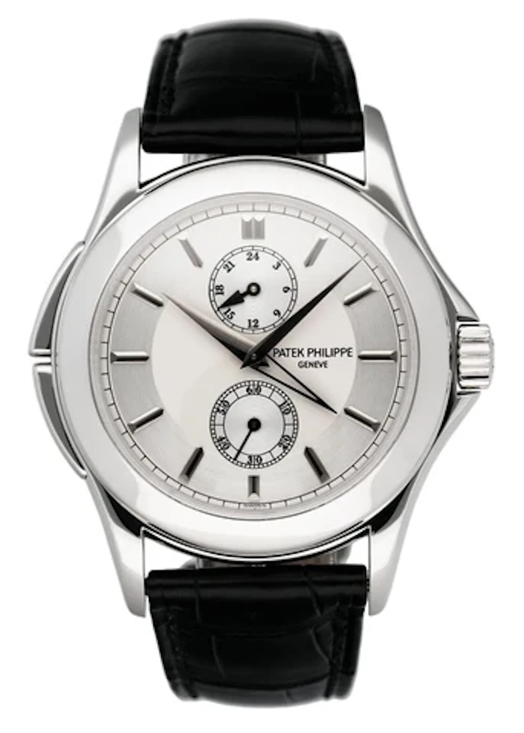 Patek Philippe Calatrava Travel Time 5134P Platinum Mens Watch