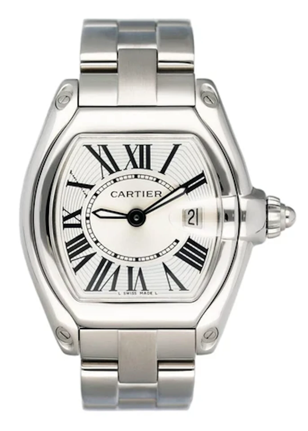 Cartier Roadster W62016V3 Stainless Steel Ladies Watch