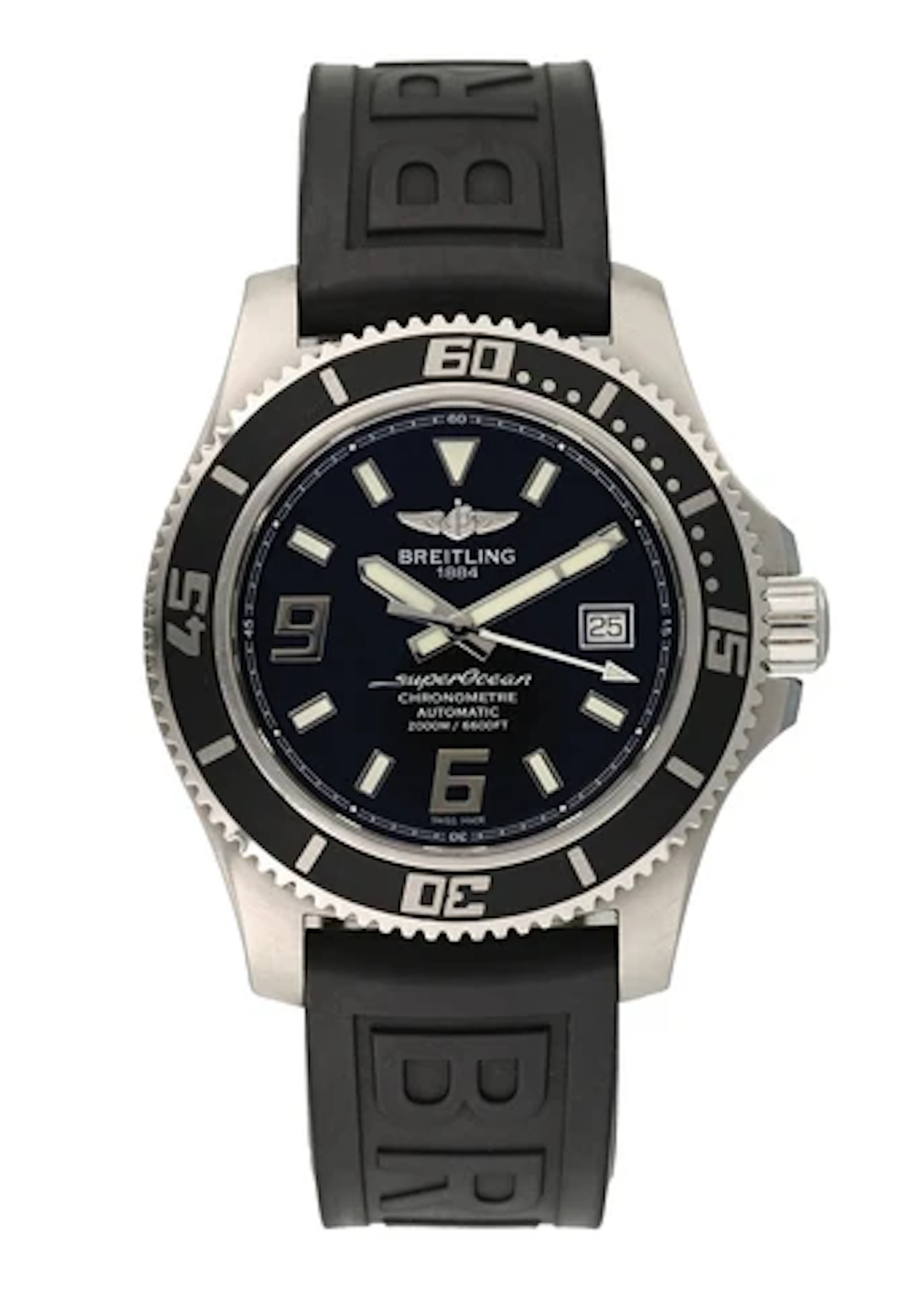 Breitling Superocean A17391 Mens Watch Box papers