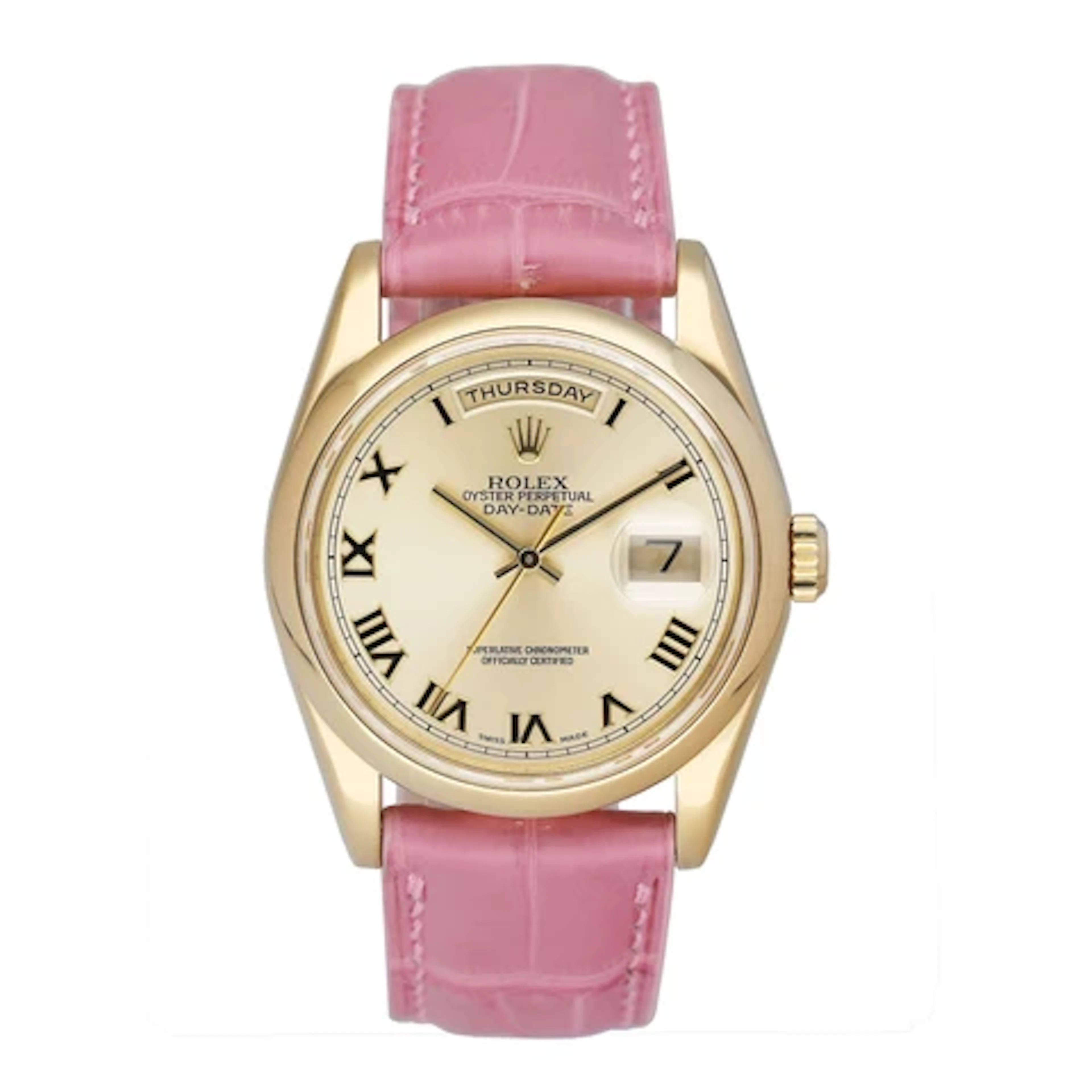 Rolex Day Date 118208 President 18K Yellow Gold Mens Watch
