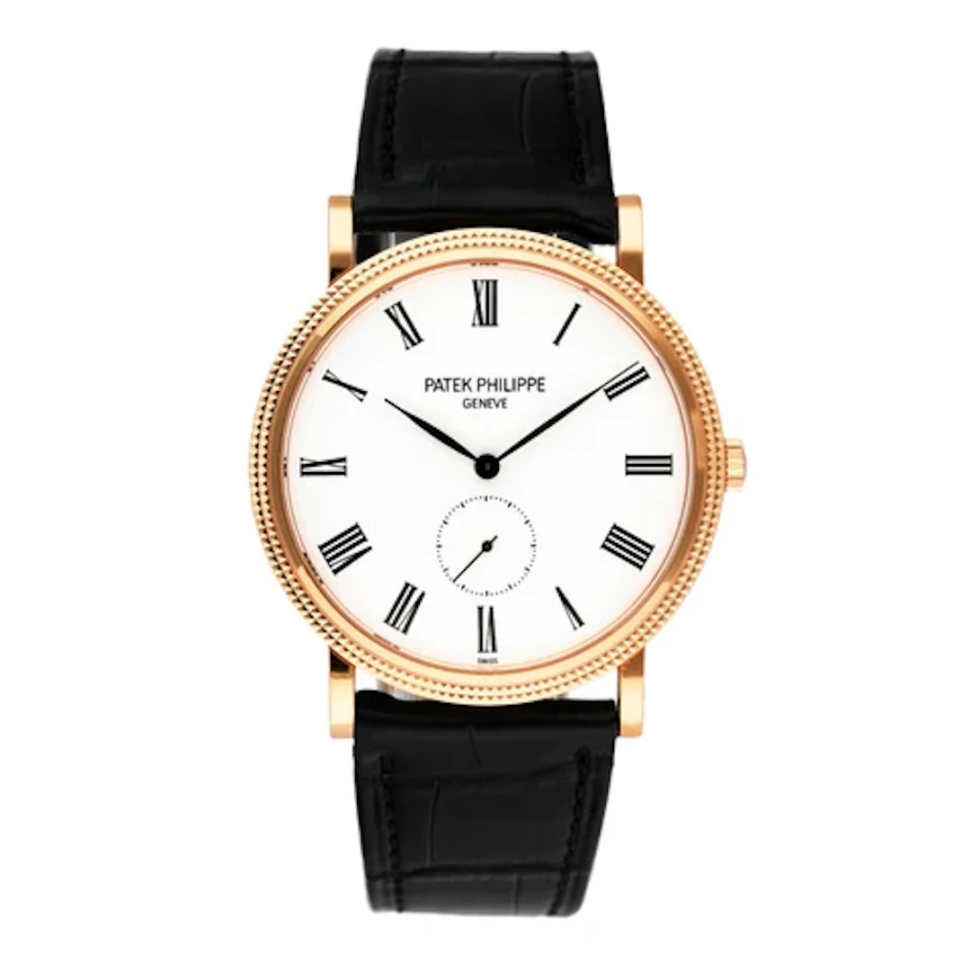 Patek Philippe Calatrava 5119R 18K Rose Gold Mens Watch Box Papers