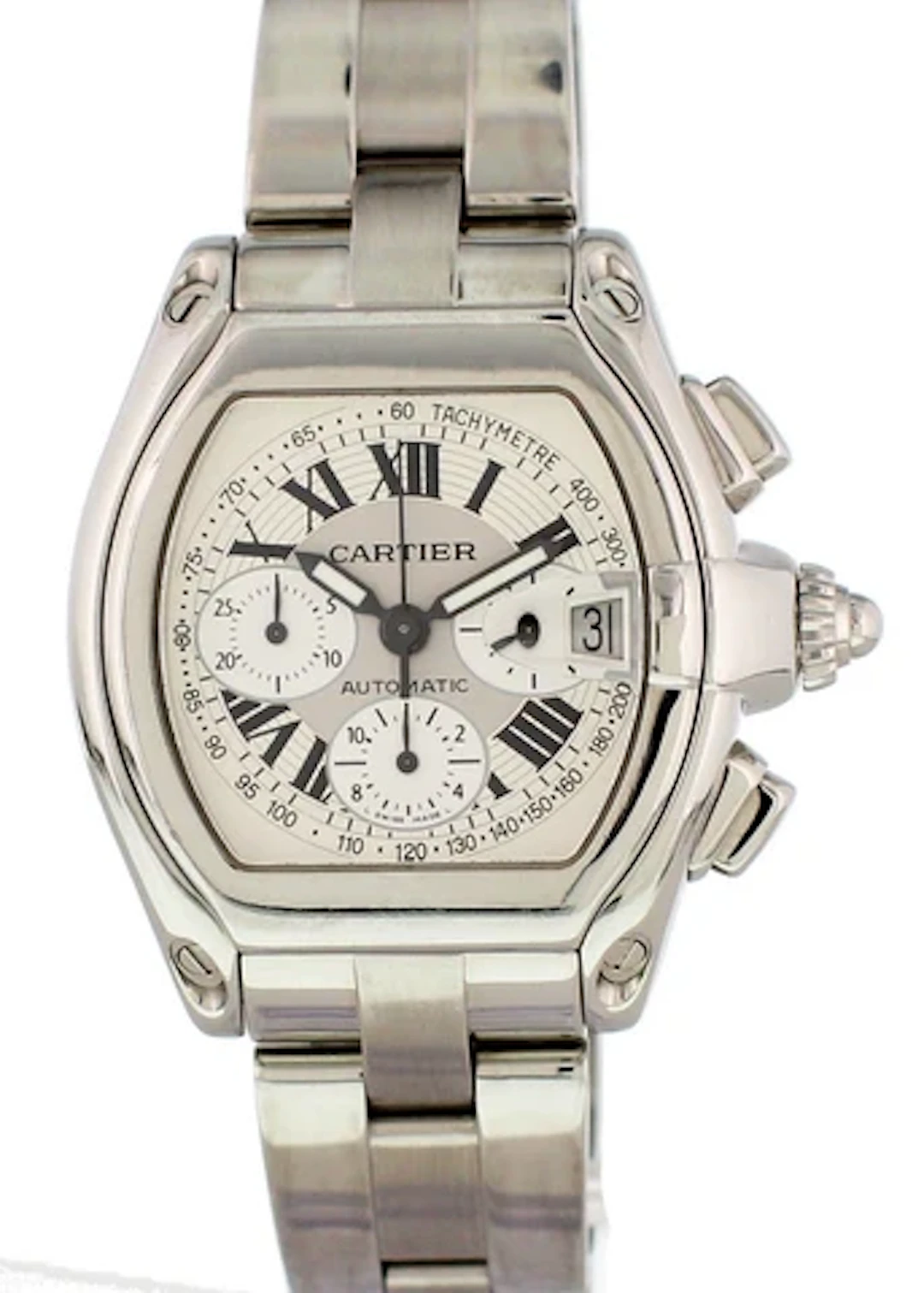 Cartier Roadster XL Chronograph 2618 Mens Watch