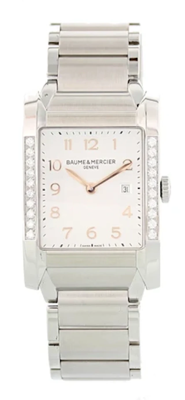 Baume & Mercier Hampton Milleis MOA10023 Steel & Diamonds Ladies Watch