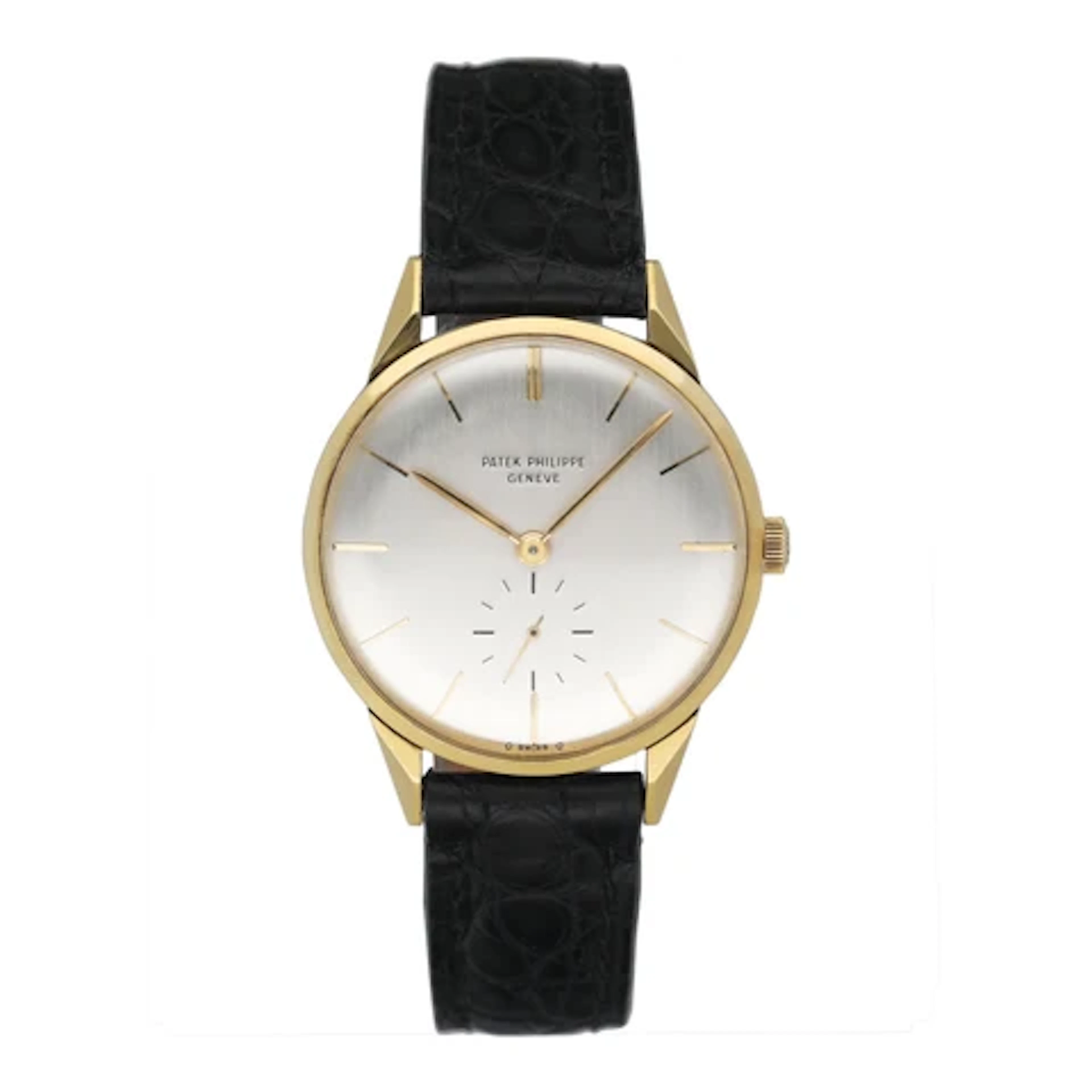 Patek Philippe Calatrava 2568/1 18K Yellow Gold Mens Watch With Archives