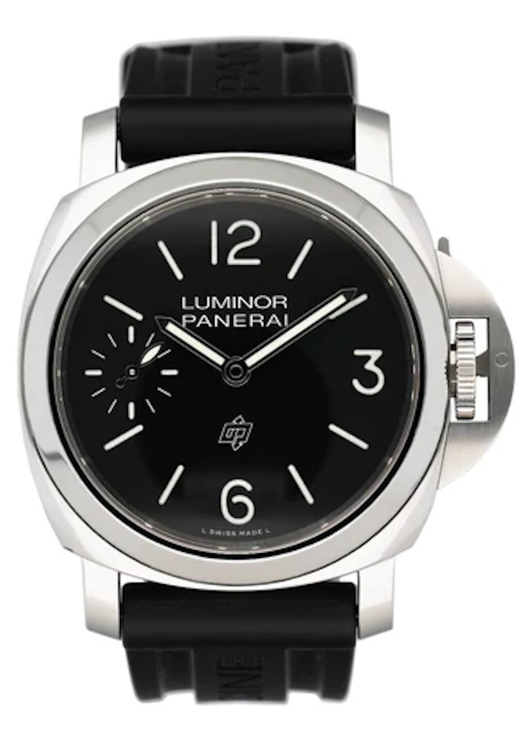 Panerai Luminor Logo PAM01084 Stainless Steel Mens Watch With Box
