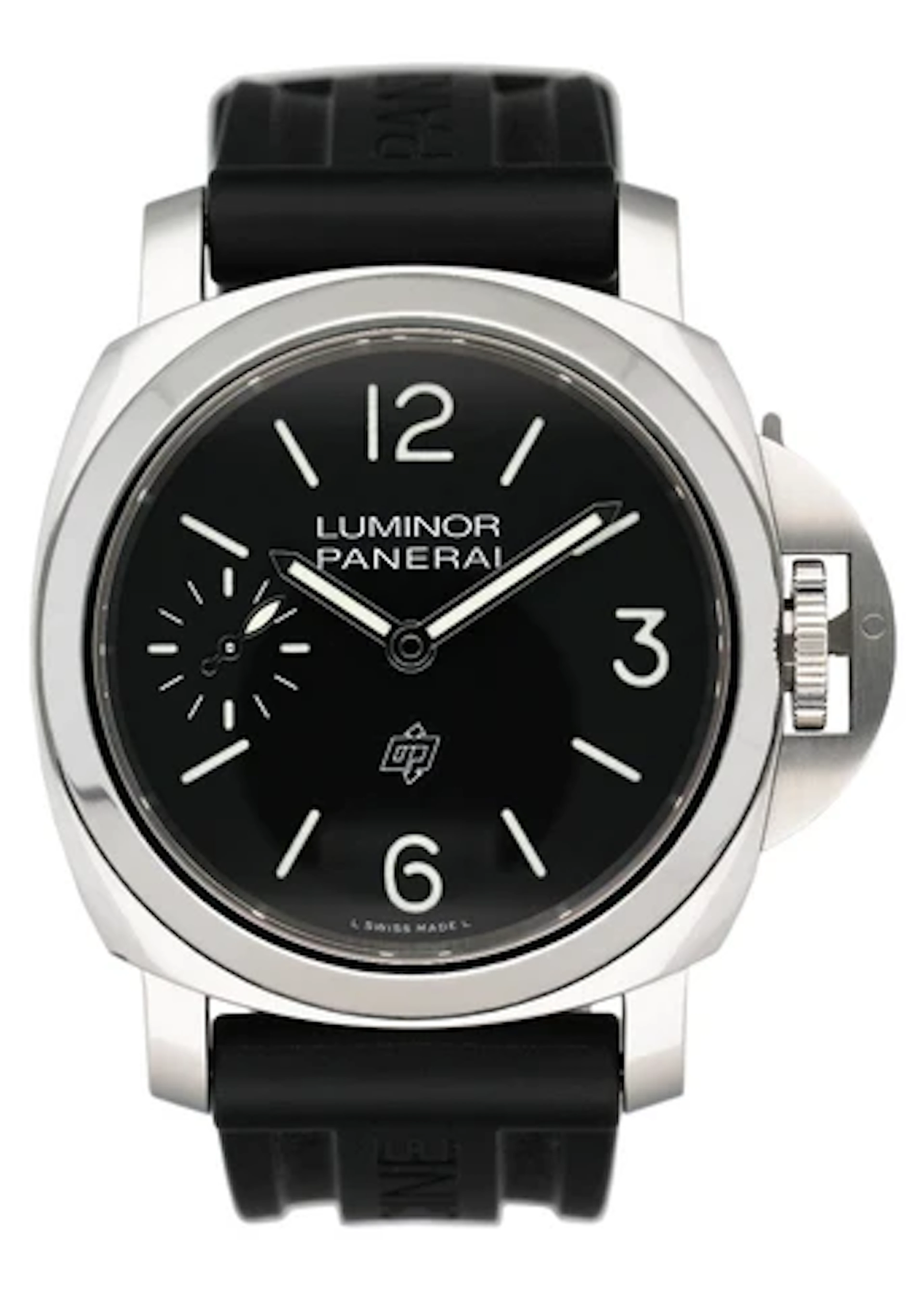 Panerai Luminor Logo PAM01084 Stainless Steel Mens Watch With Box