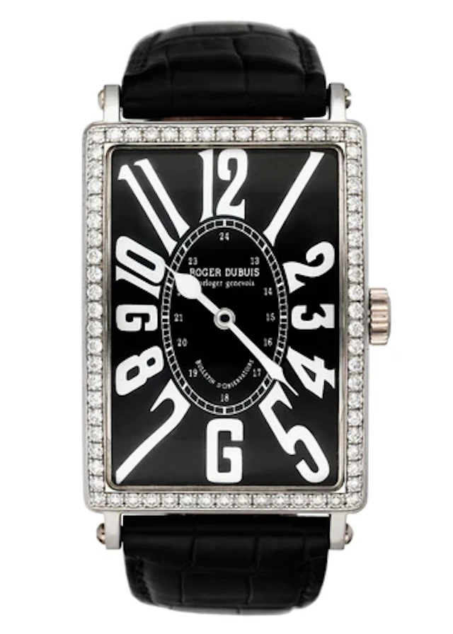 Roger Dubuis Horloger Genevois 18K White Gold Mens Watch Limited