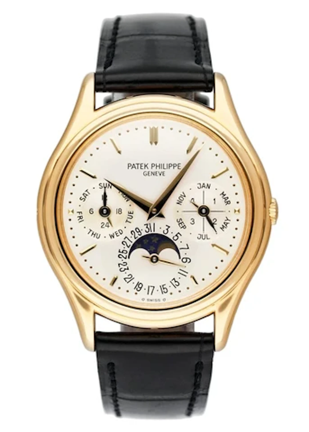 Patek Philippe Perpetual Calendar 3940J Mens Watch With Archives
