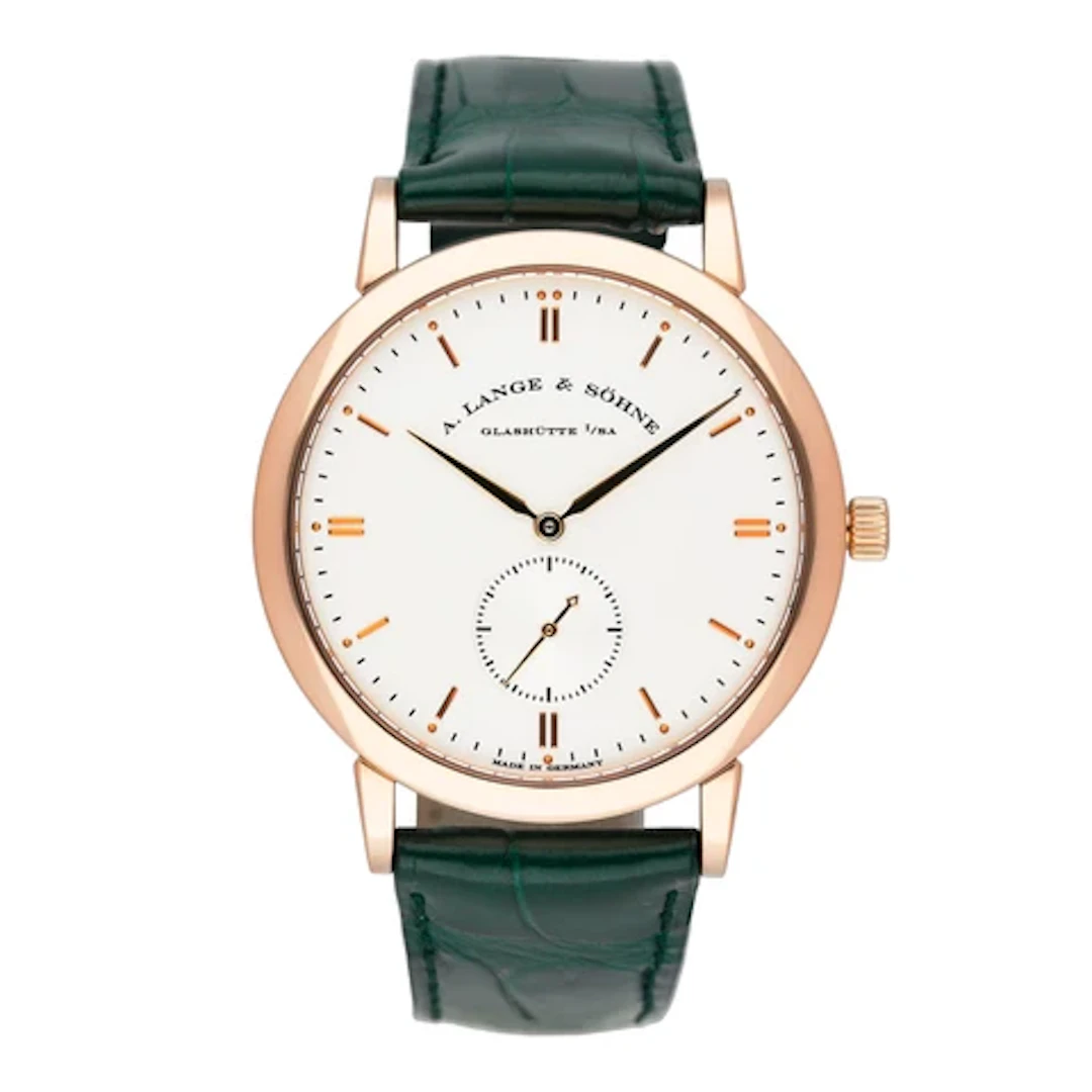 A. Lange & Sohne Saxonia 215.032 Mens Watch Box Papers