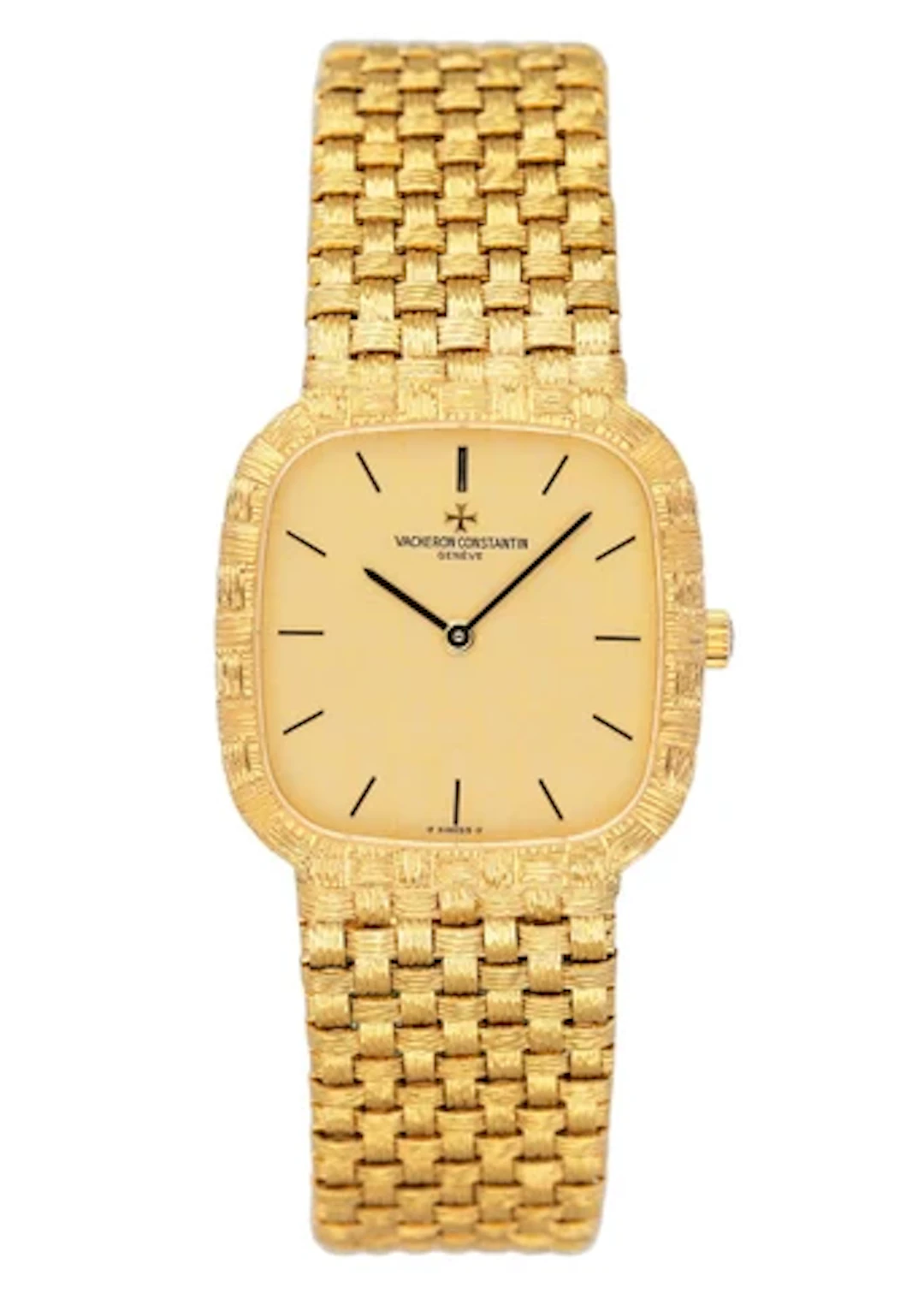 Vacheron Constantin 39047 Champagne Dial 18K Yellow Gold Mens Watch