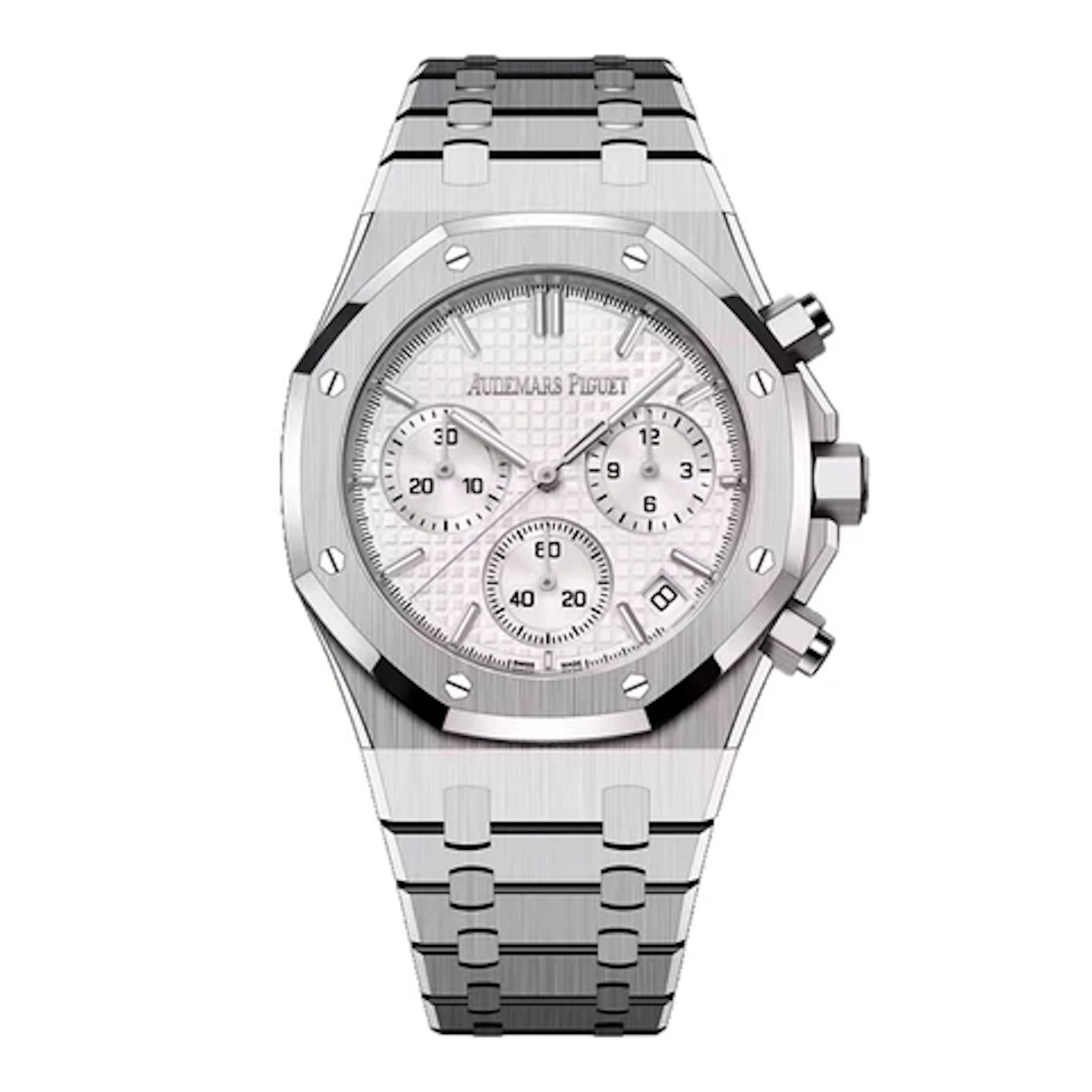 Audemars Piguet Royal Oak 26240ST Silver Dial 50th Anniversary Box Papers