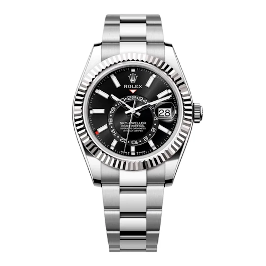 Rolex Sky-Dweller 336934 Black Dial Mens Watch Box Papers